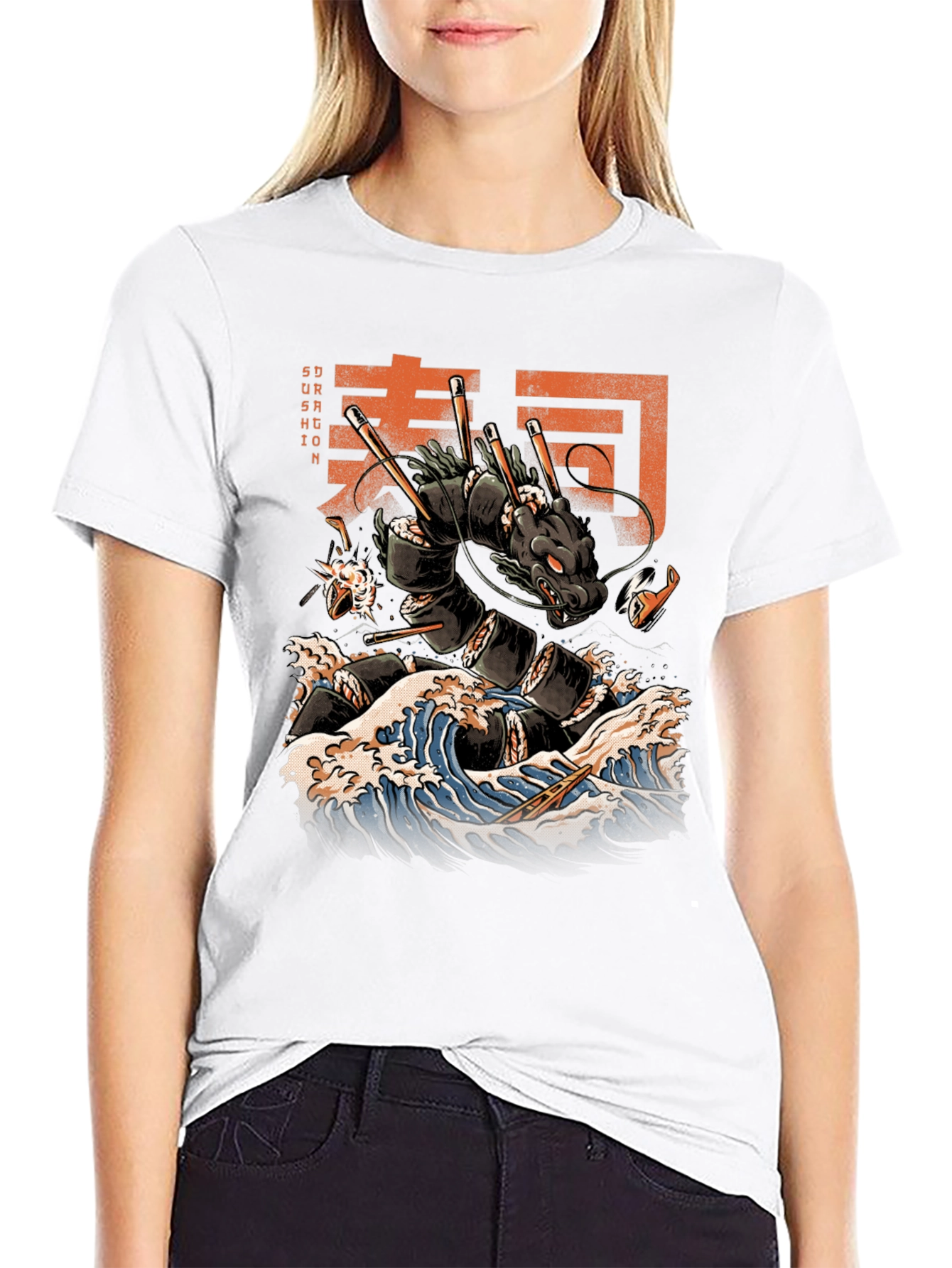 Sushi Dragon Graphic Tee