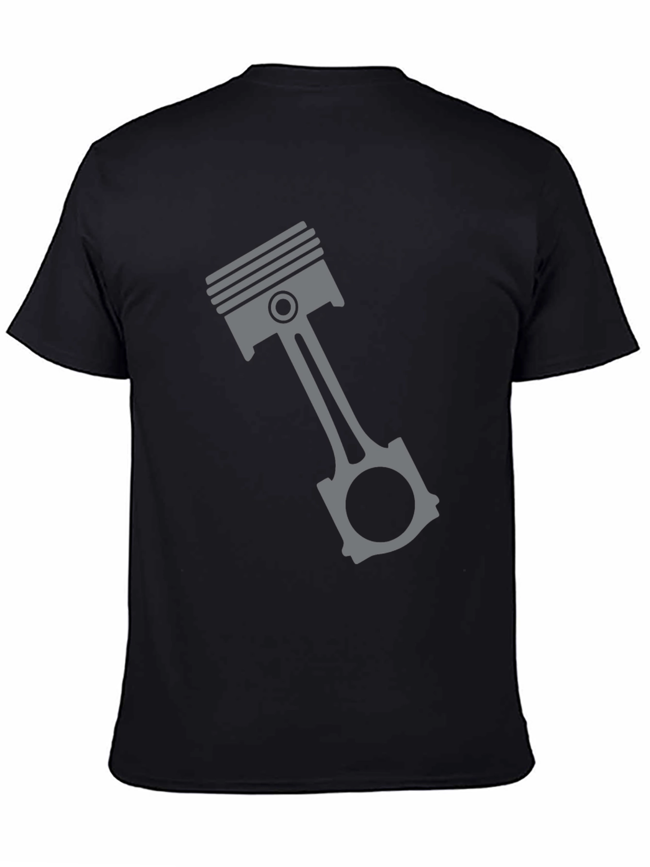 Piston Graphic Tee - Black Engine Enthusiast T-Shirt