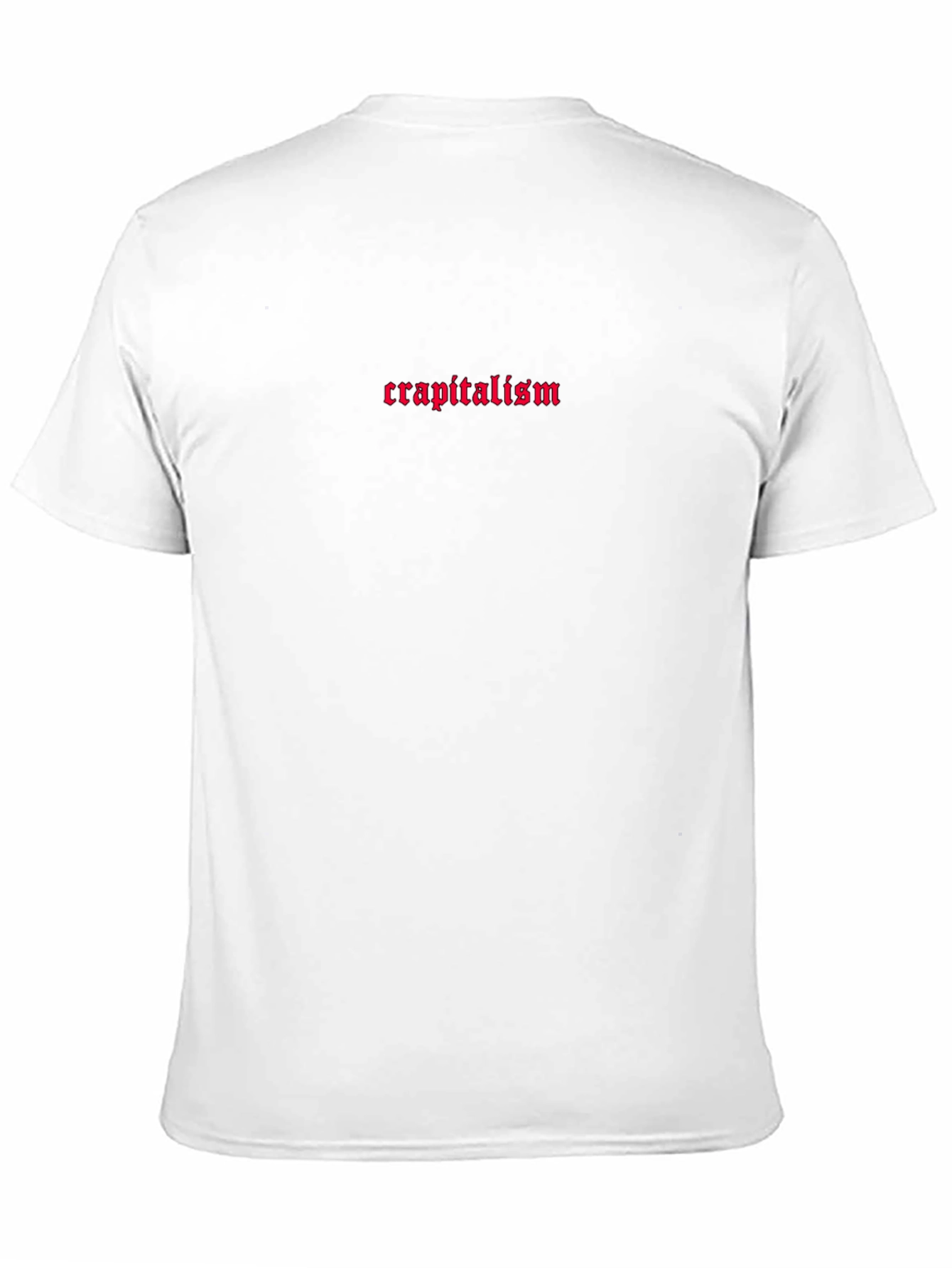 Crapitalism Black Graphic Tee - Edgy Streetwear