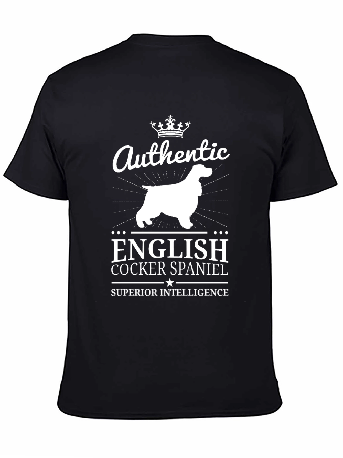 Authentic English Cocker Spaniel T-Shirt - Superior Intelligence