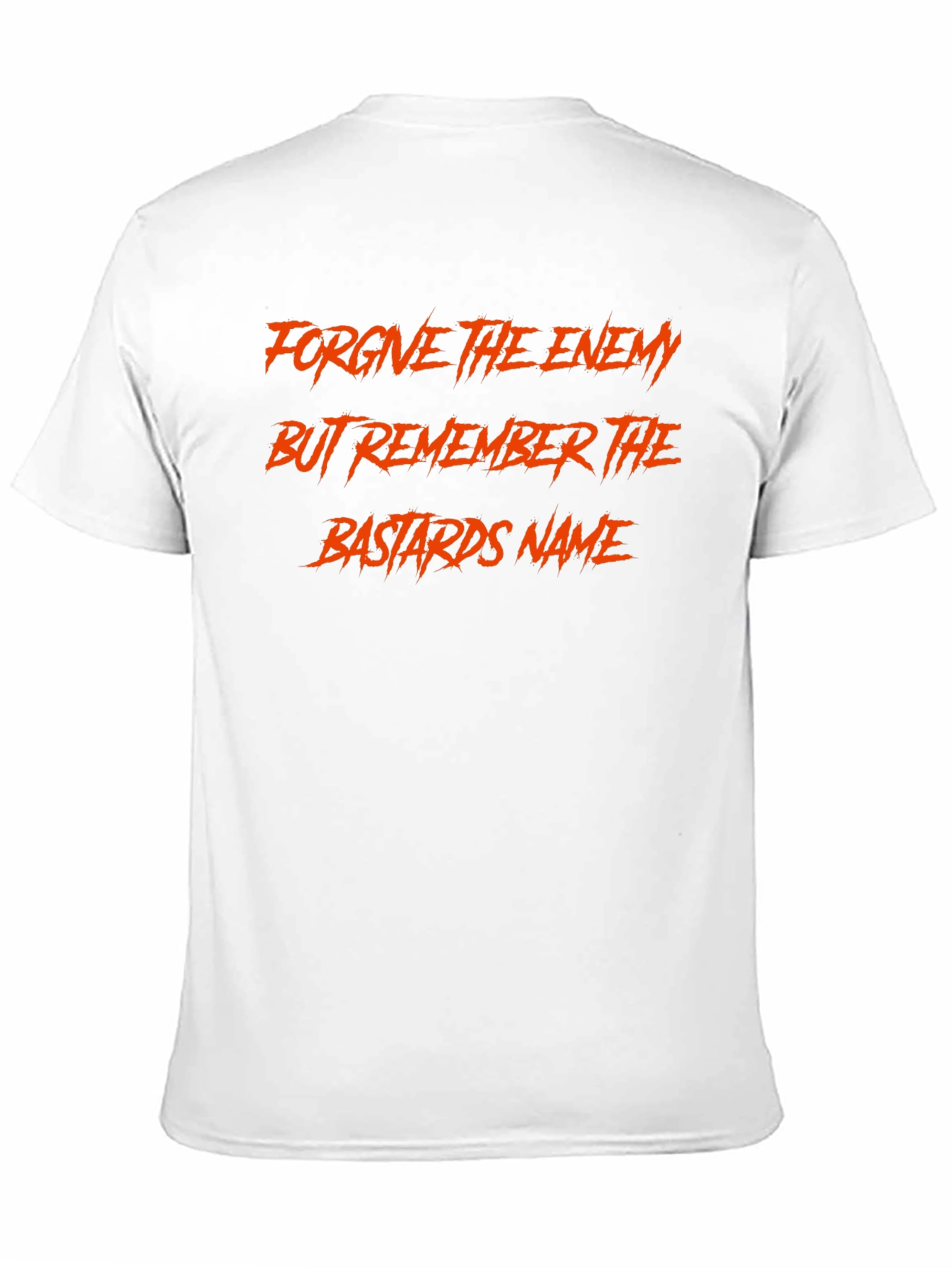 Forgive Enemy Remember Name Graphic T-Shirt