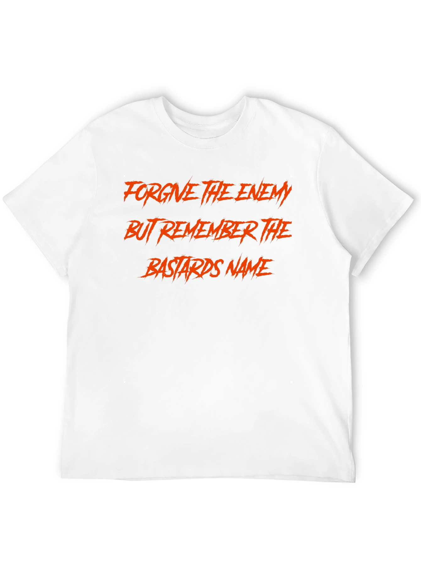 Forgive Enemy Remember Name Graphic T-Shirt