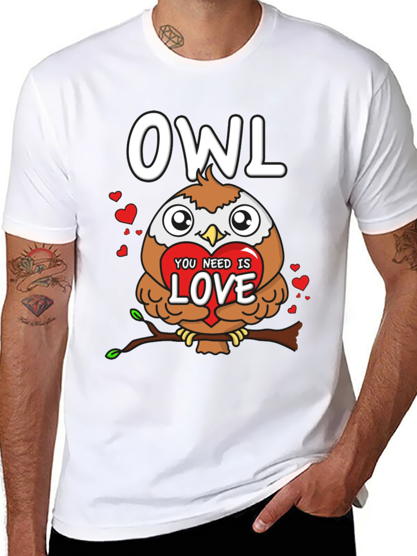 Owl You Need is Love Valentines T-Shirt