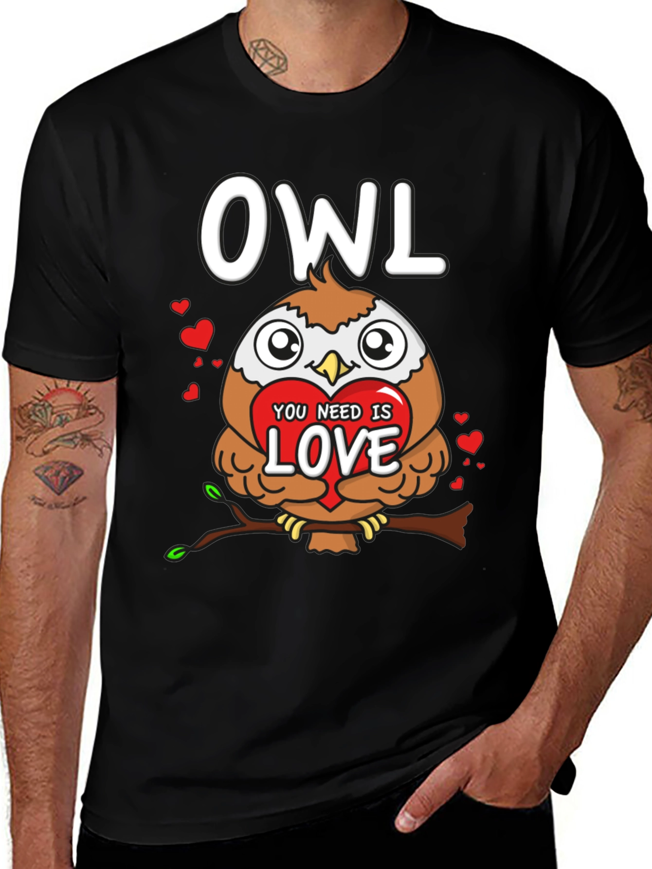 Owl You Need is Love Valentines T-Shirt