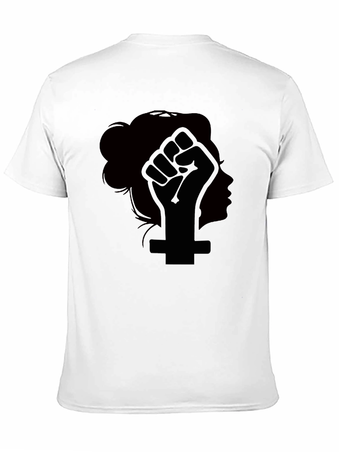 Feminist Fist T-Shirt - Womens Rights Black Tee