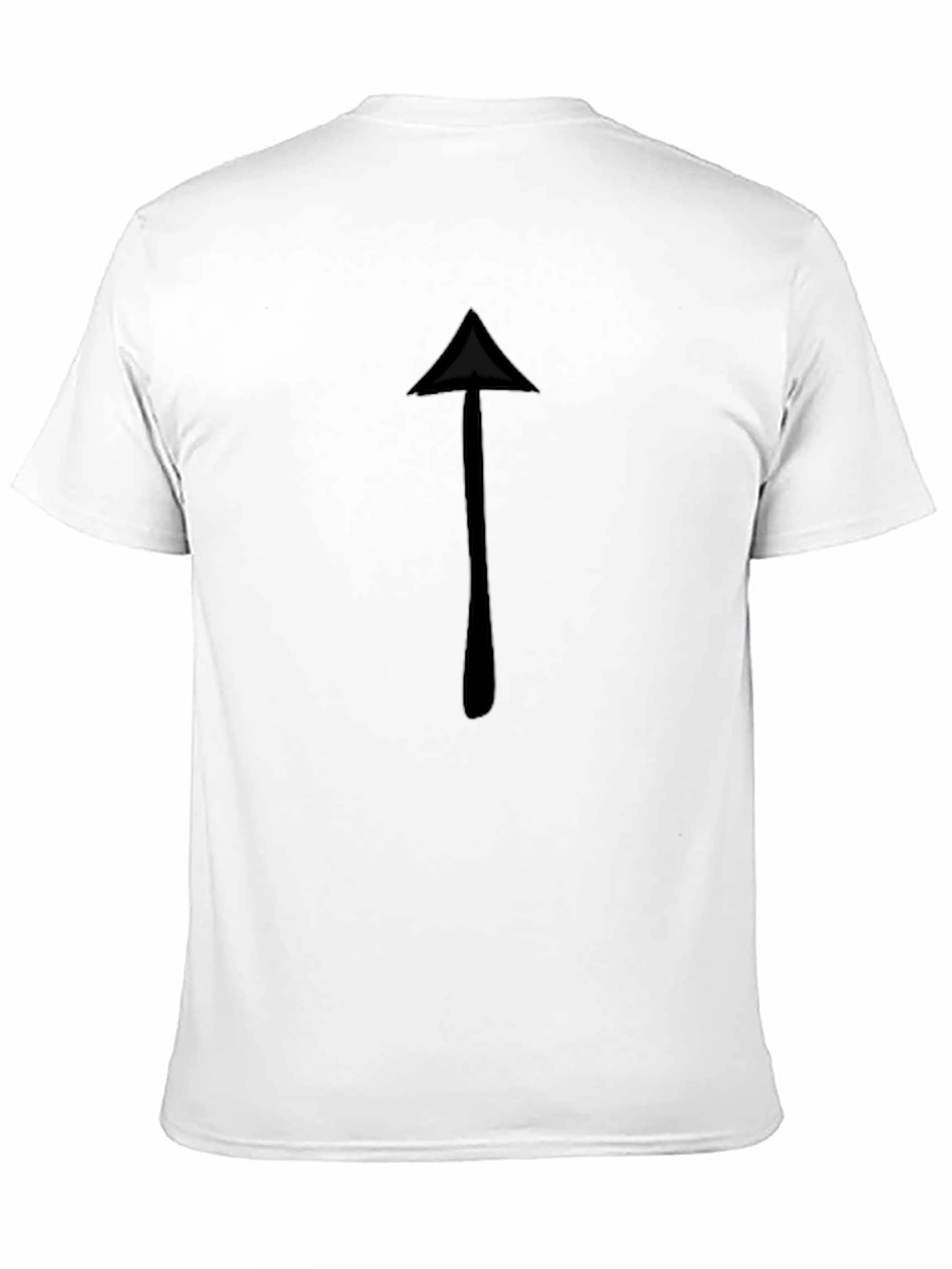 Up Arrow Black T-Shirt - Casual & Comfortable