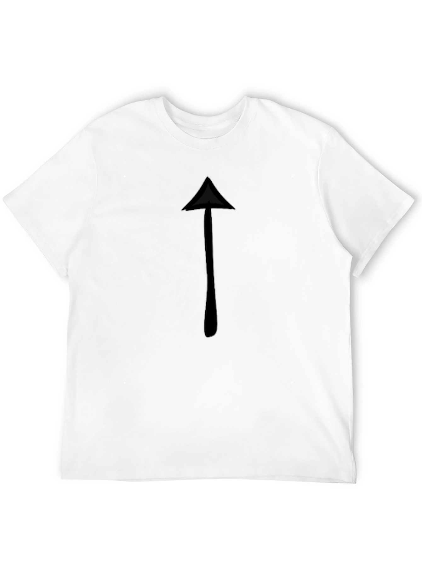 Up Arrow Black T-Shirt - Casual & Comfortable