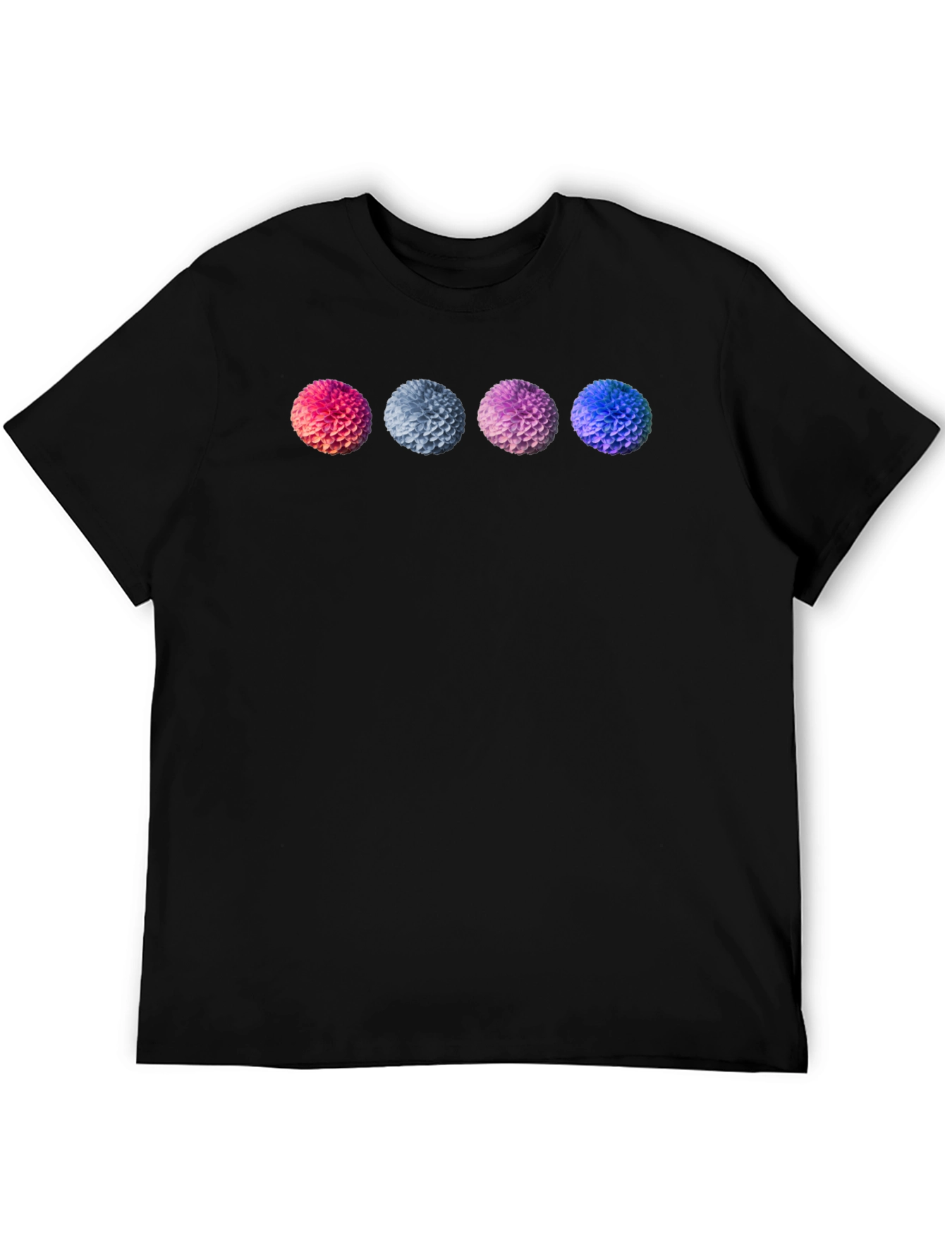 Floral Sphere T-Shirt - Graphic Print Tee