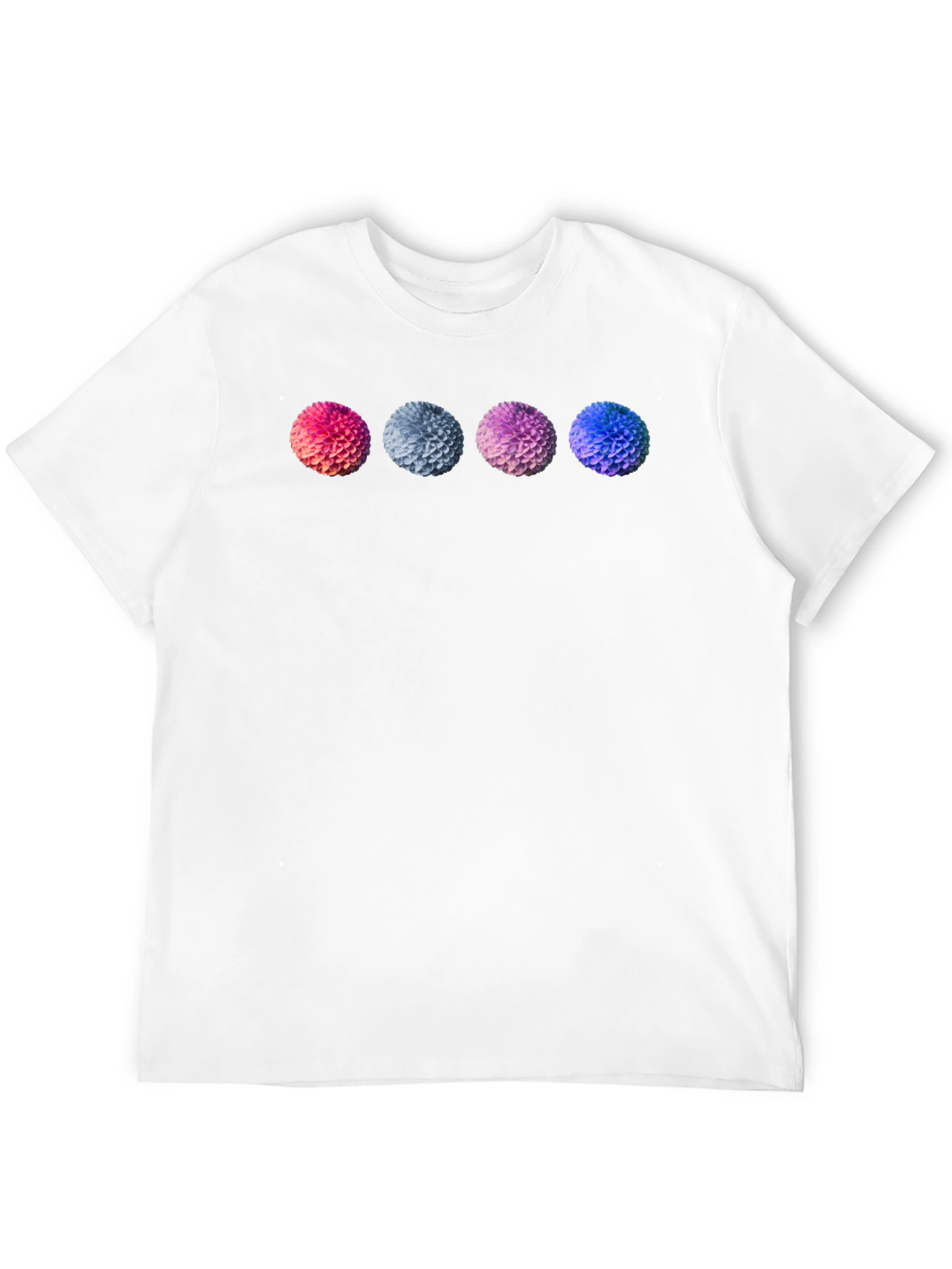 Floral Sphere T-Shirt - Graphic Print Tee