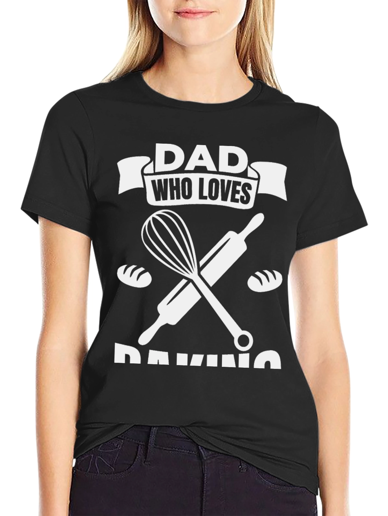 Dad Who Loves Baking T-Shirt - Perfect Gift
