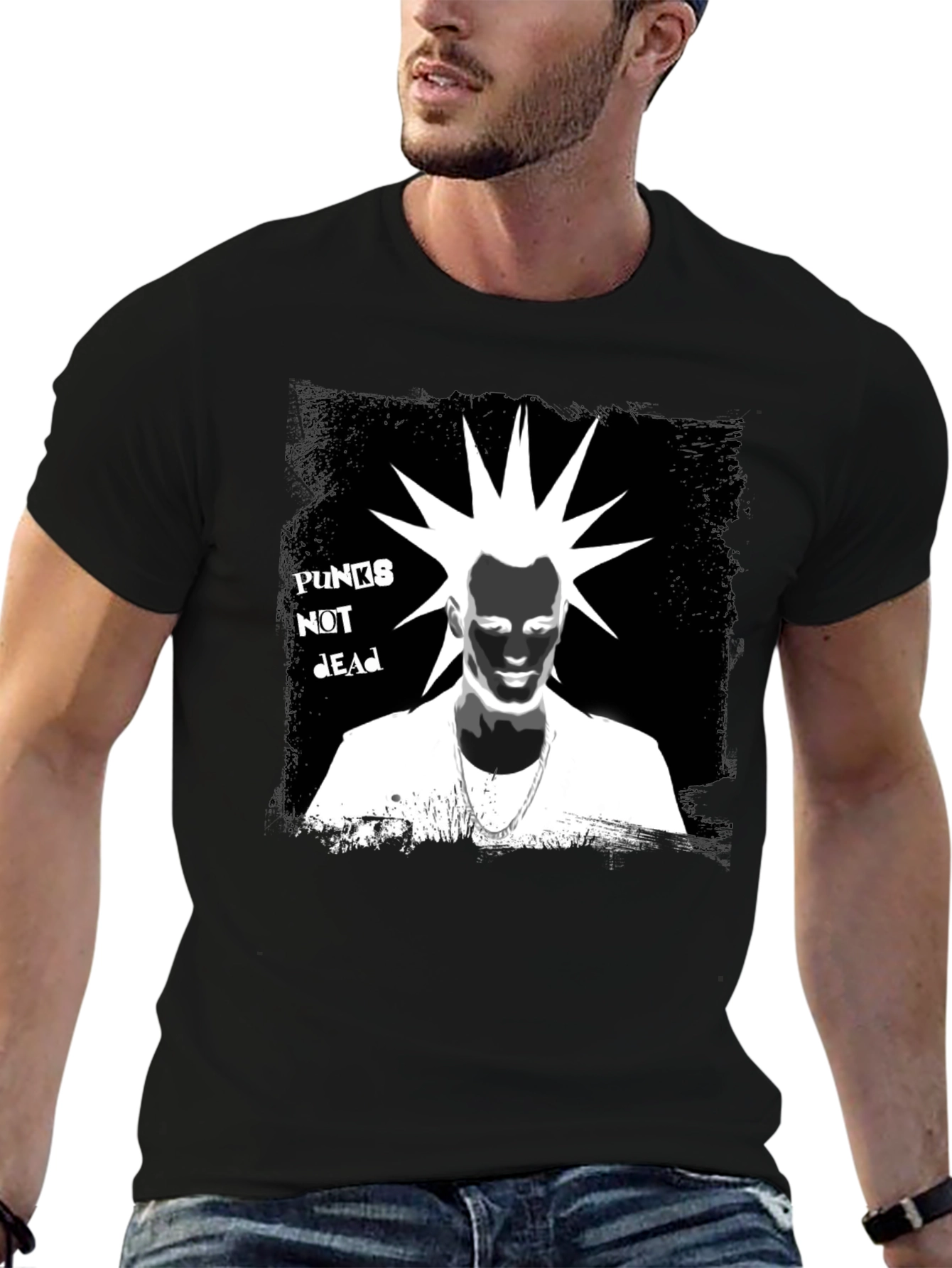 Punks Not Dead Graphic Tee