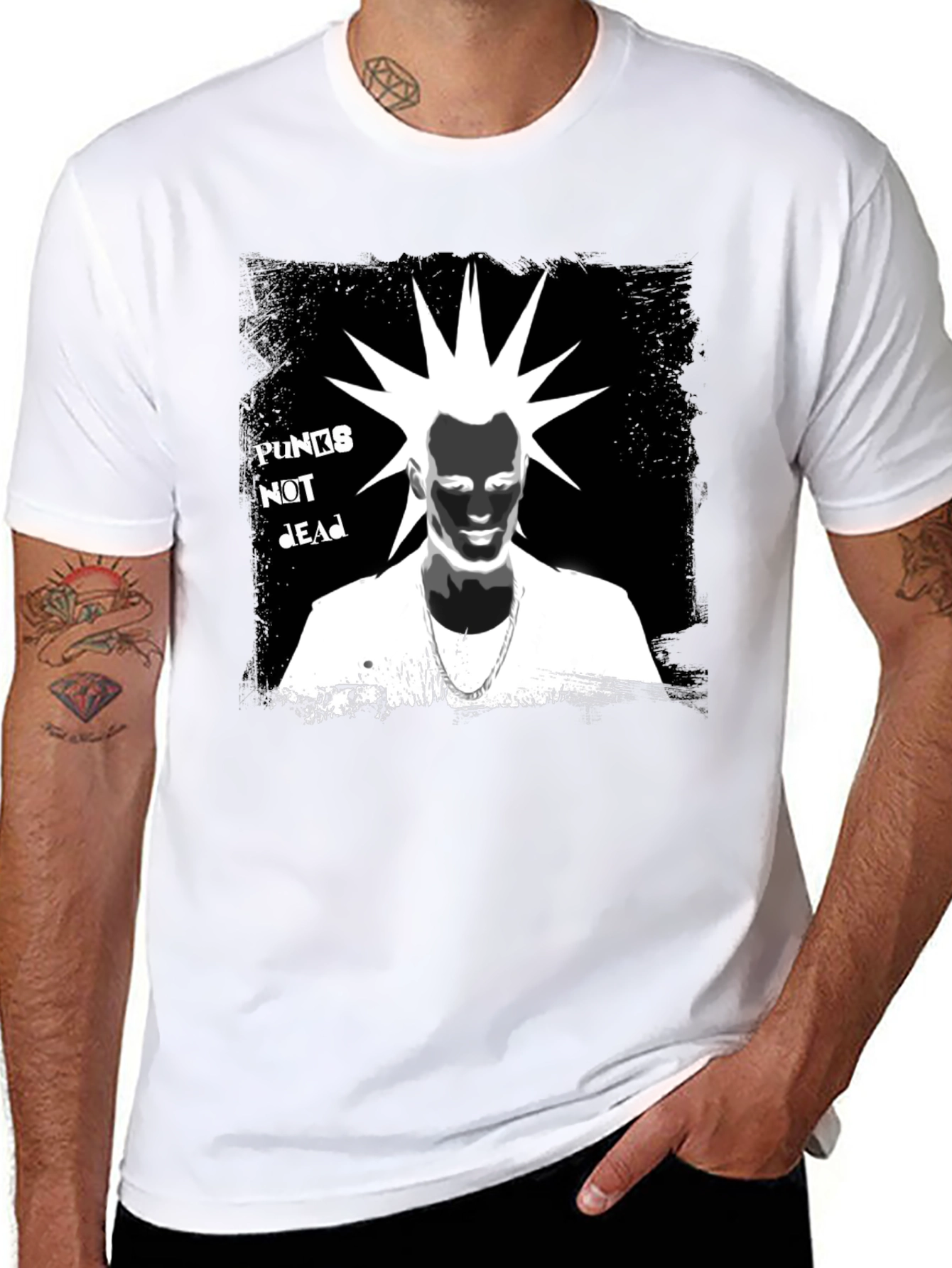 Punks Not Dead Graphic Tee