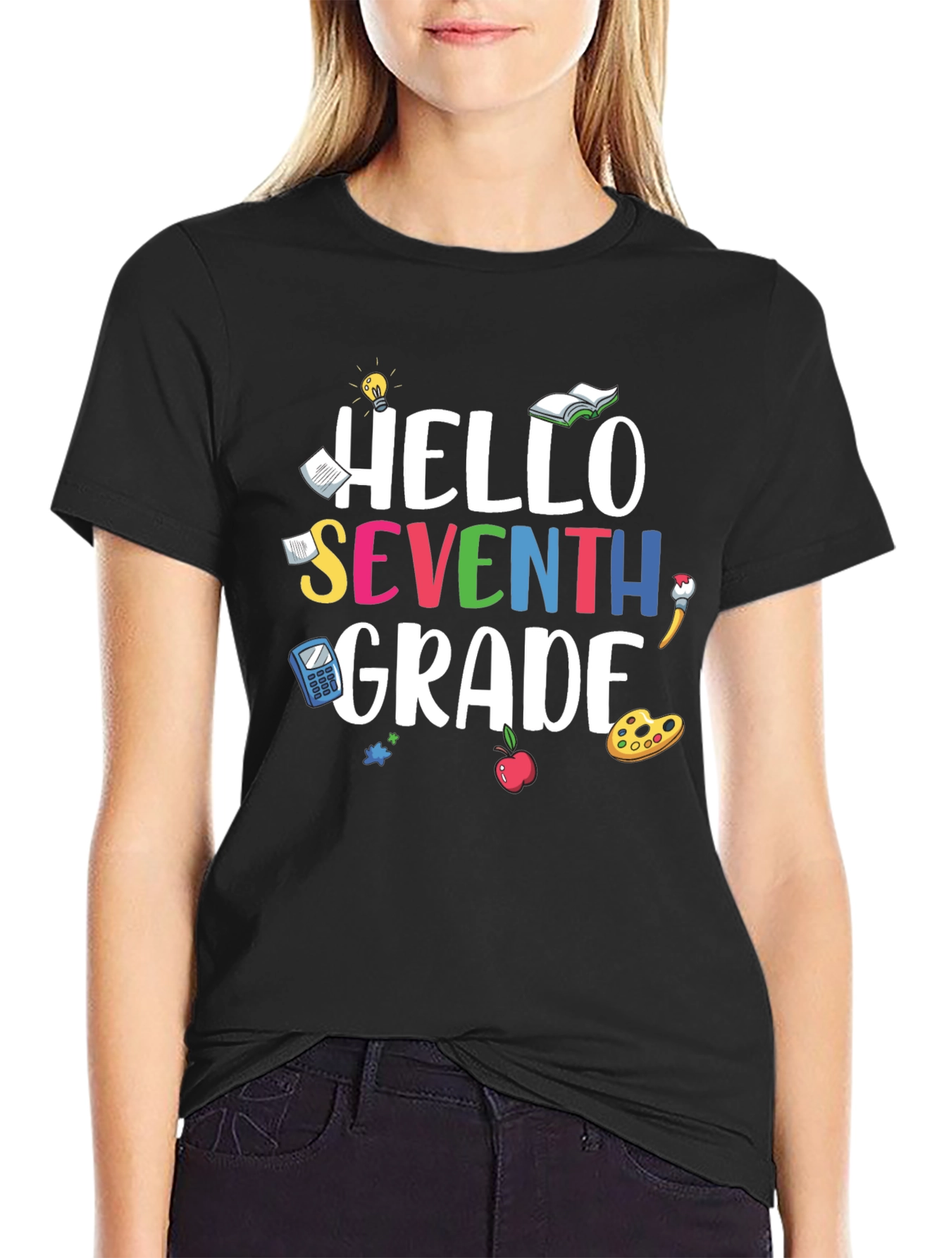 Hello Seventh Grade T-Shirt Back to School