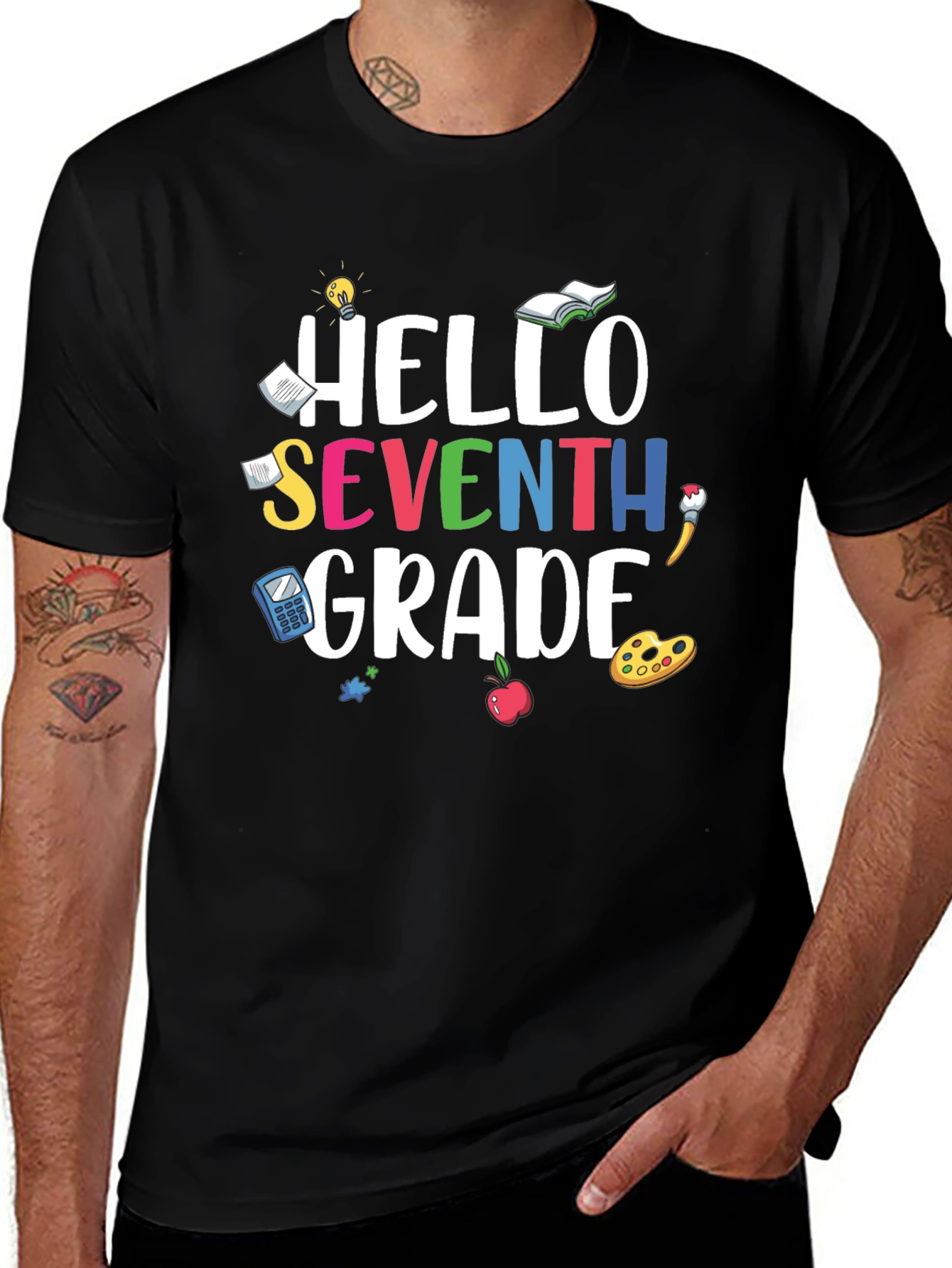 Hello Seventh Grade T-Shirt Back to School
