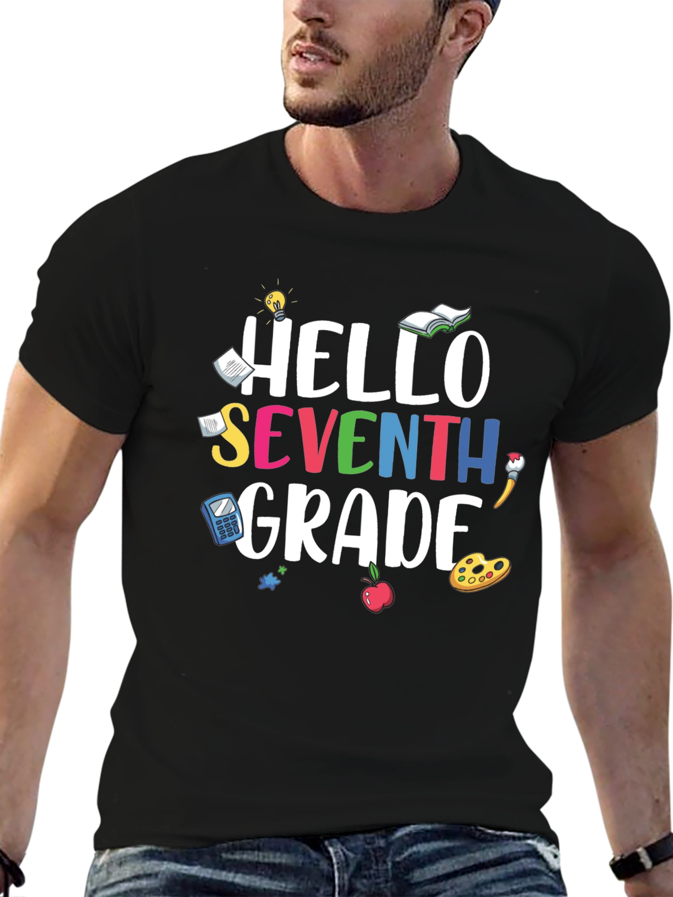 Hello Seventh Grade T-Shirt Back to School