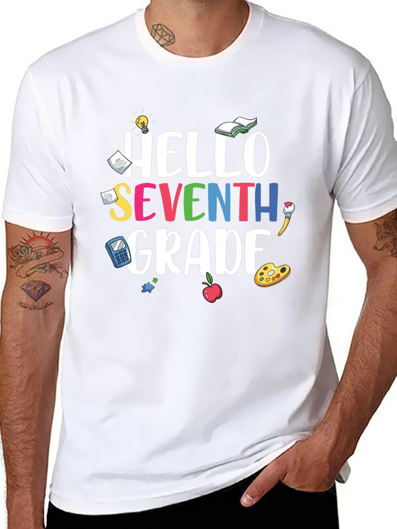 Hello Seventh Grade T-Shirt Back to School