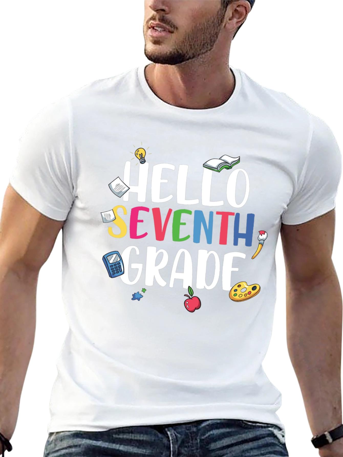 Hello Seventh Grade T-Shirt Back to School