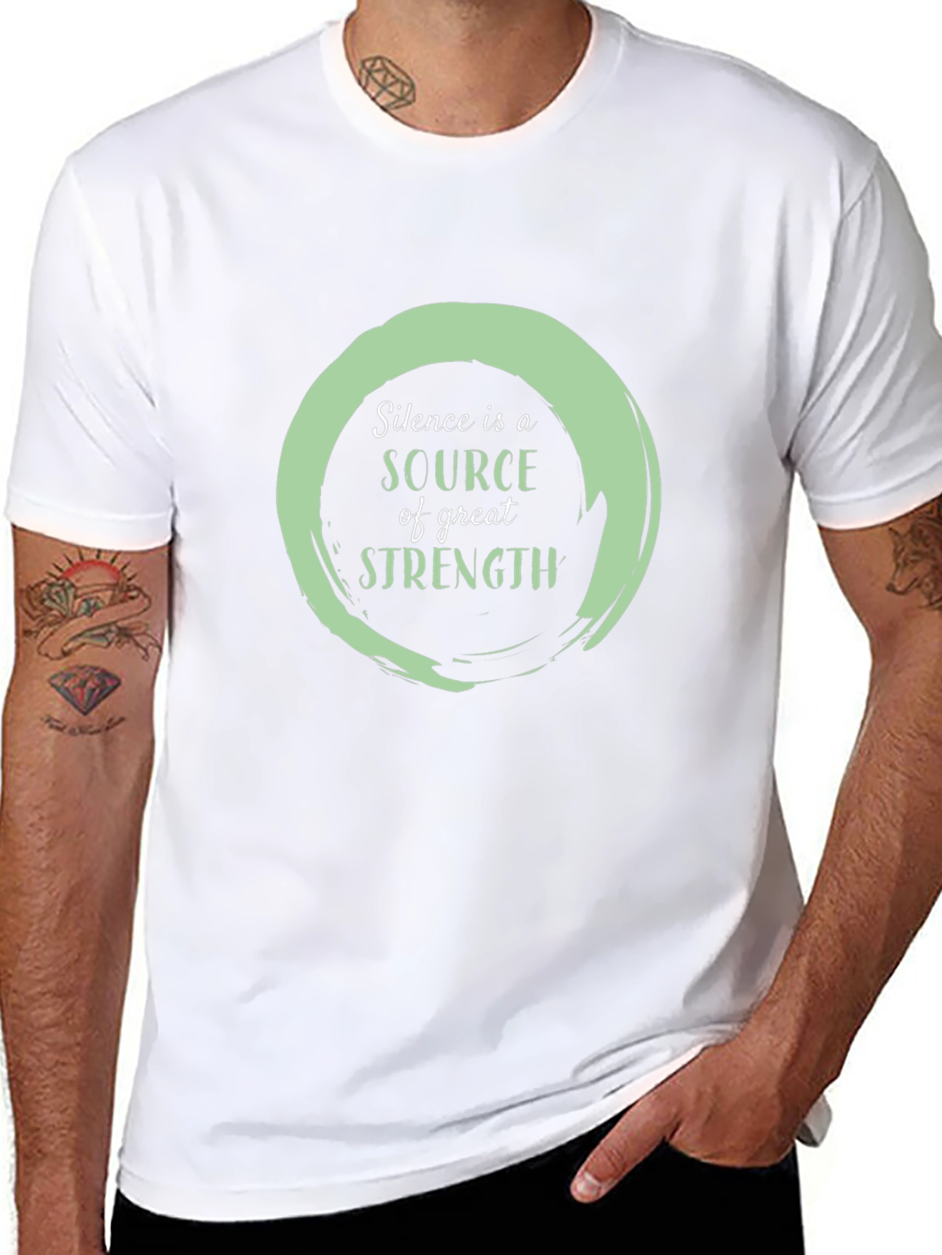 Silence is Strength Graphic Tee
