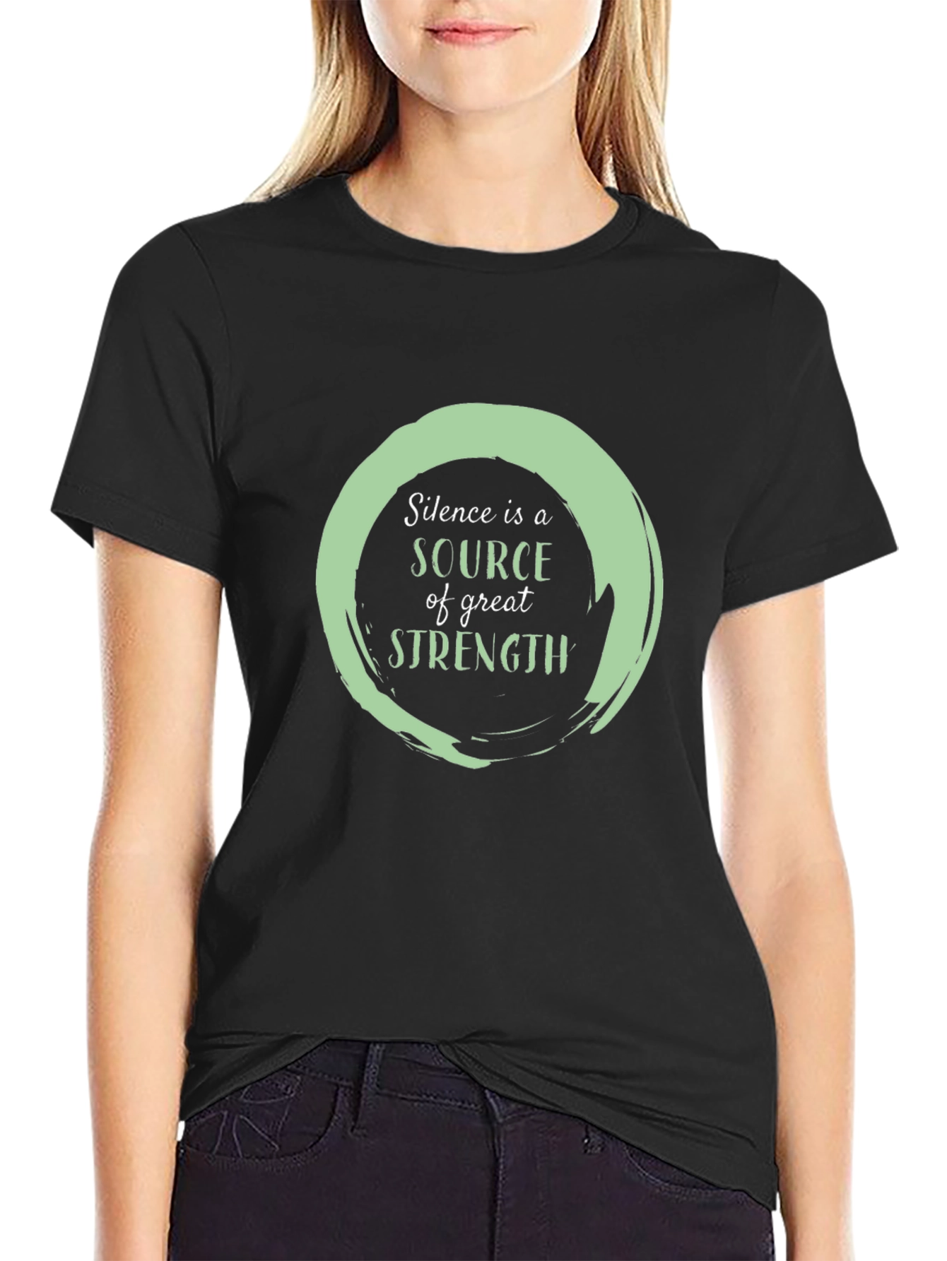 Silence is Strength Graphic Tee