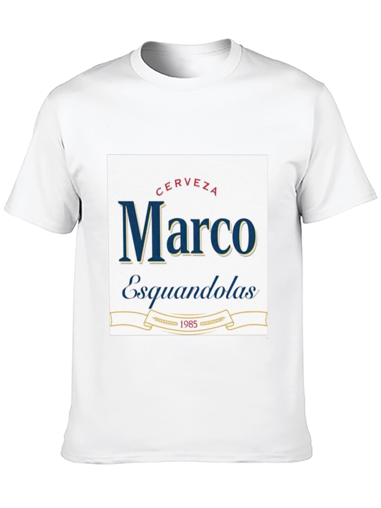 Marco Esquandolas Beer T-Shirt - Black Cotton Tee