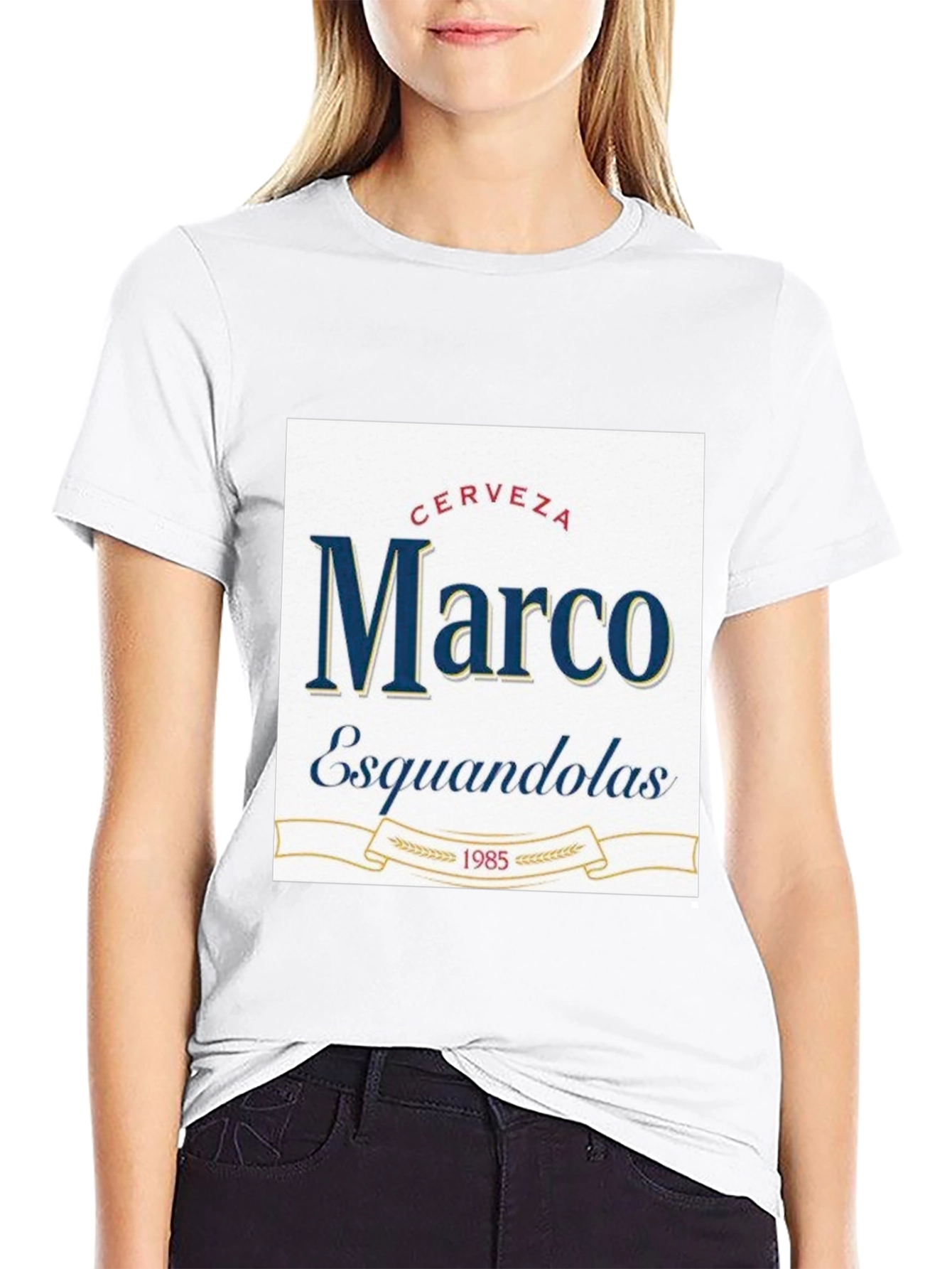 Marco Esquandolas Beer T-Shirt - Black Cotton Tee