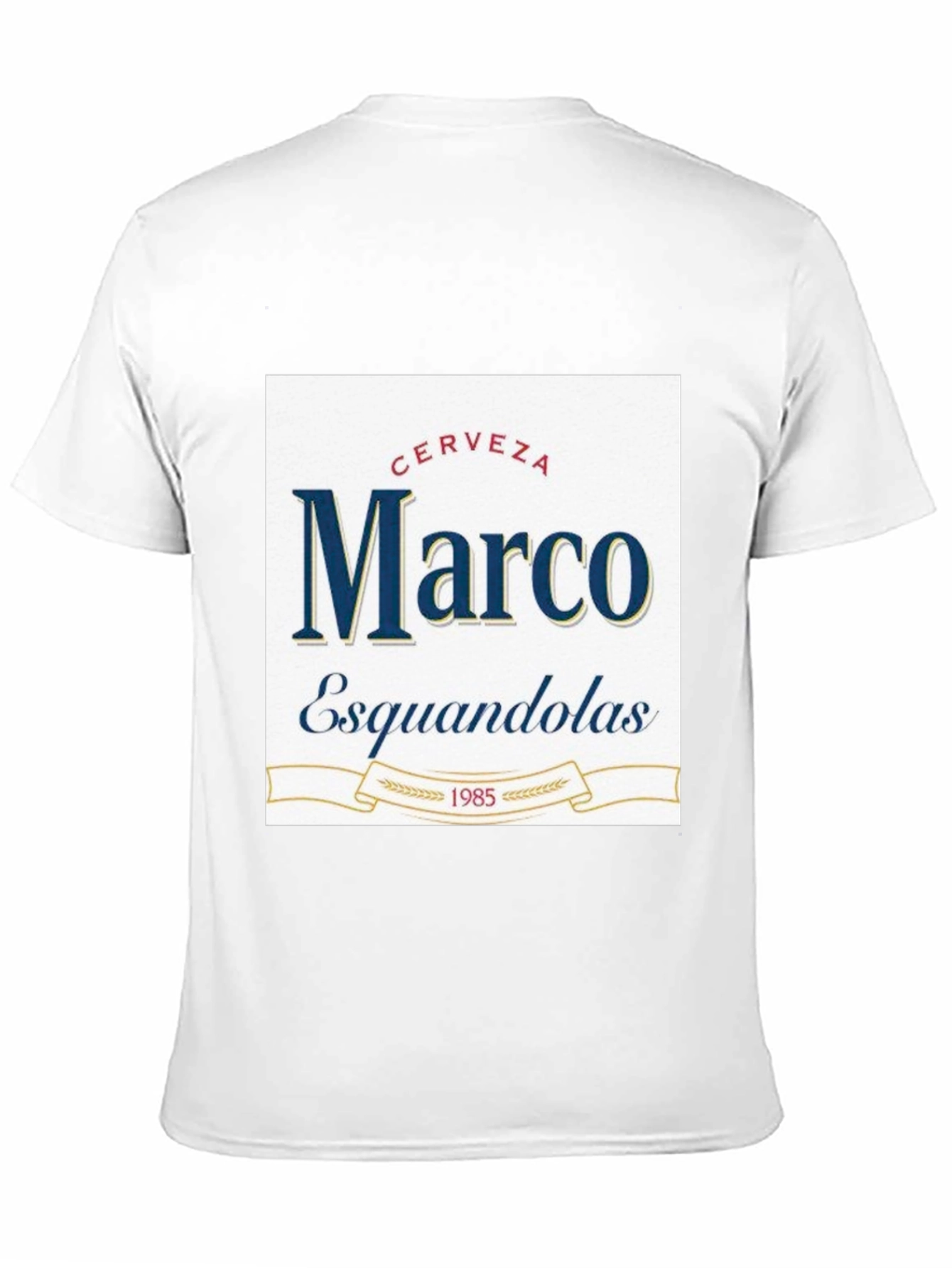 Marco Esquandolas Beer T-Shirt - Black Cotton Tee