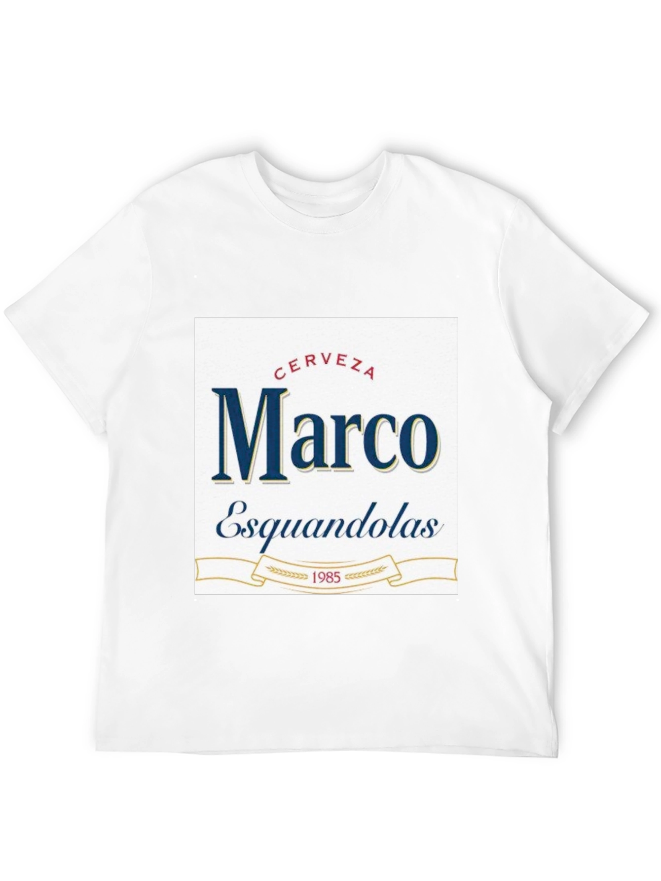 Marco Esquandolas Beer T-Shirt - Black Cotton Tee