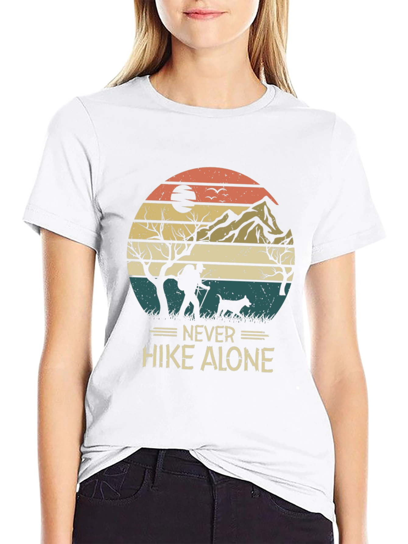 Never Hike Alone Graphic Tee