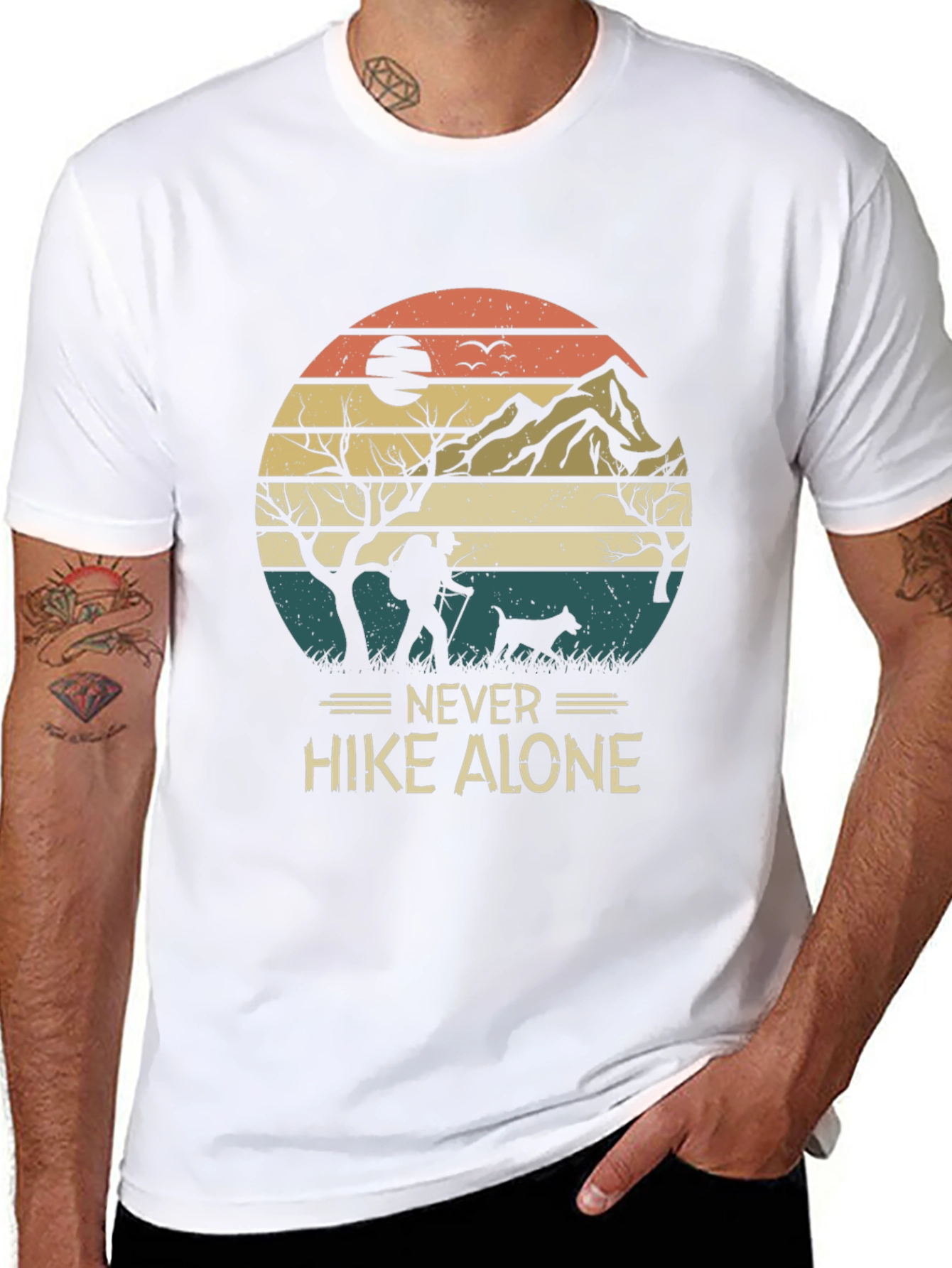 Never Hike Alone Graphic Tee