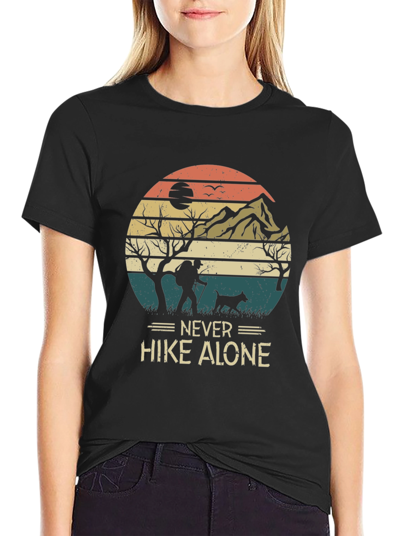 Never Hike Alone Graphic Tee