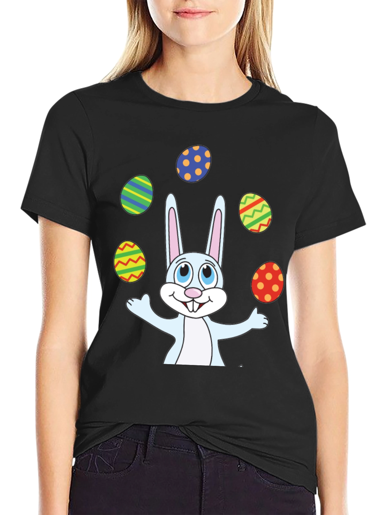 Easter Bunny Juggling Eggs T-Shirt
