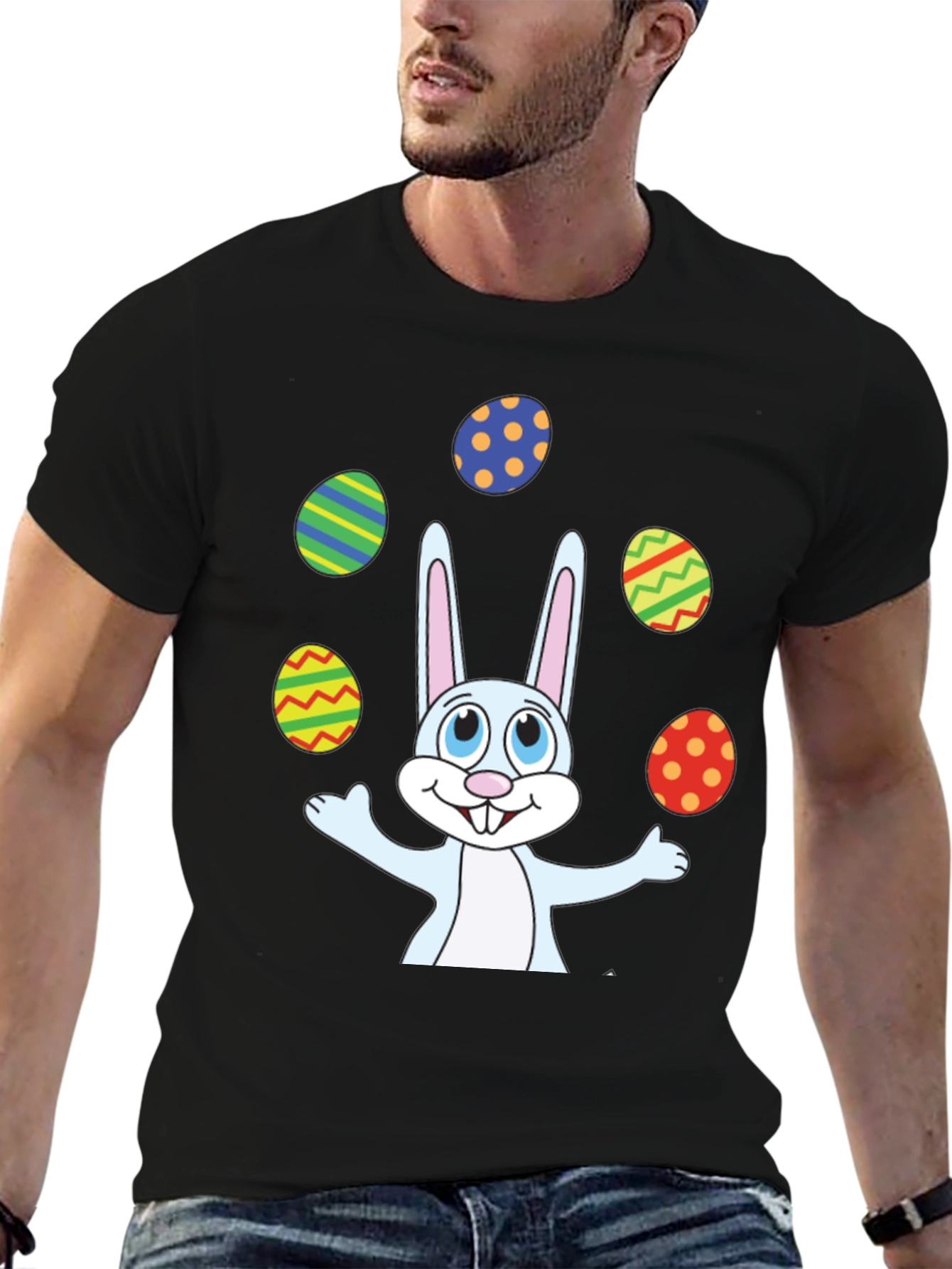 Easter Bunny Juggling Eggs T-Shirt