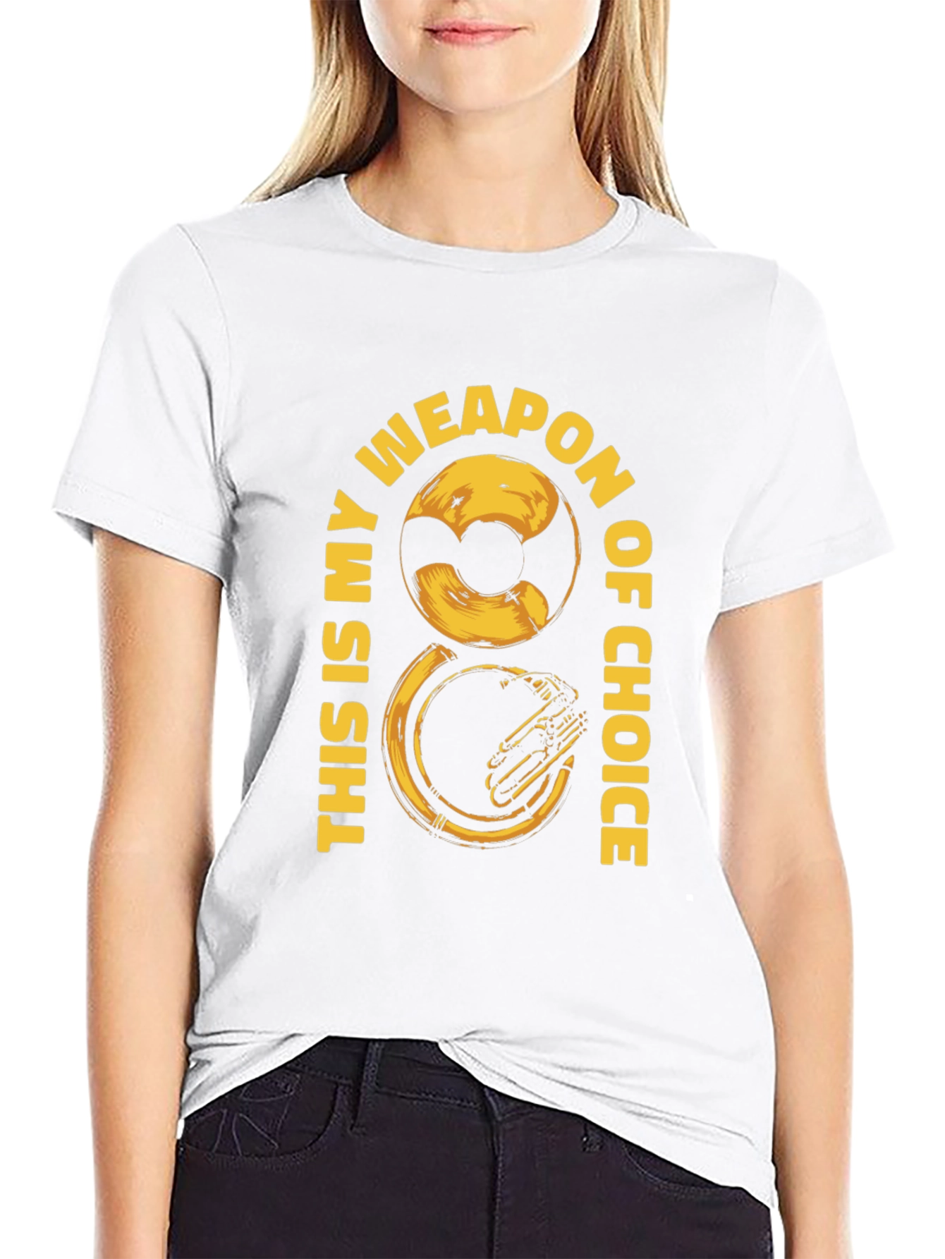 Tuba Weapon of Choice Graphic Tee