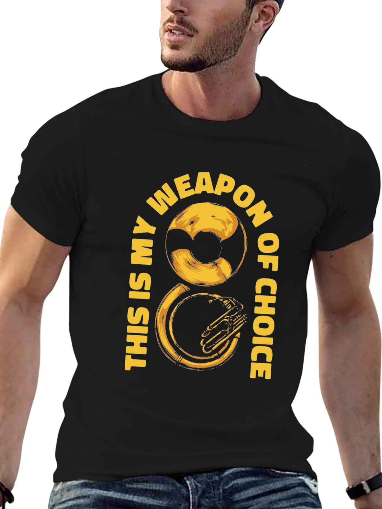Tuba Weapon of Choice Graphic Tee