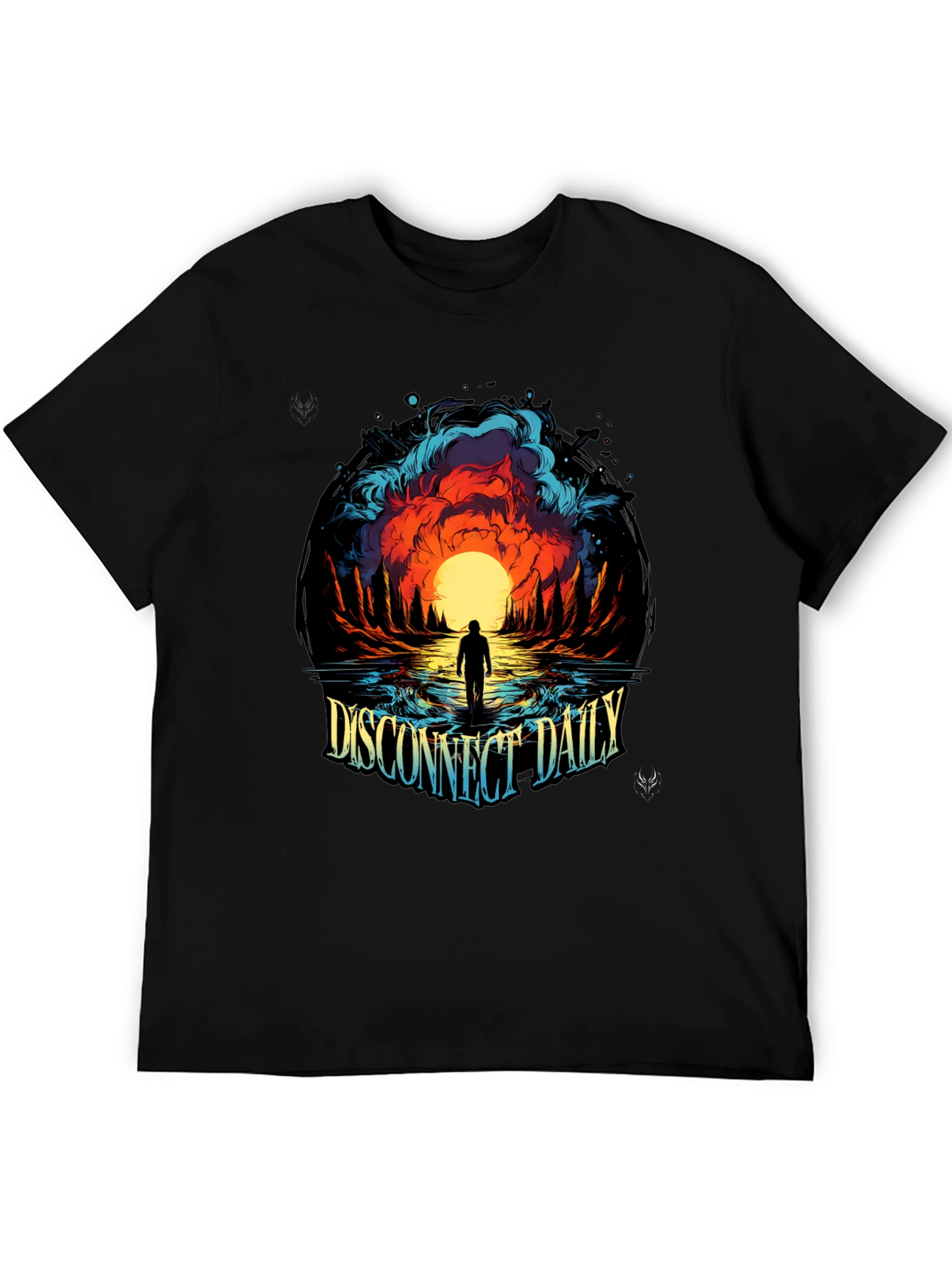 Disconnect Daily Graphic T-Shirt - Black