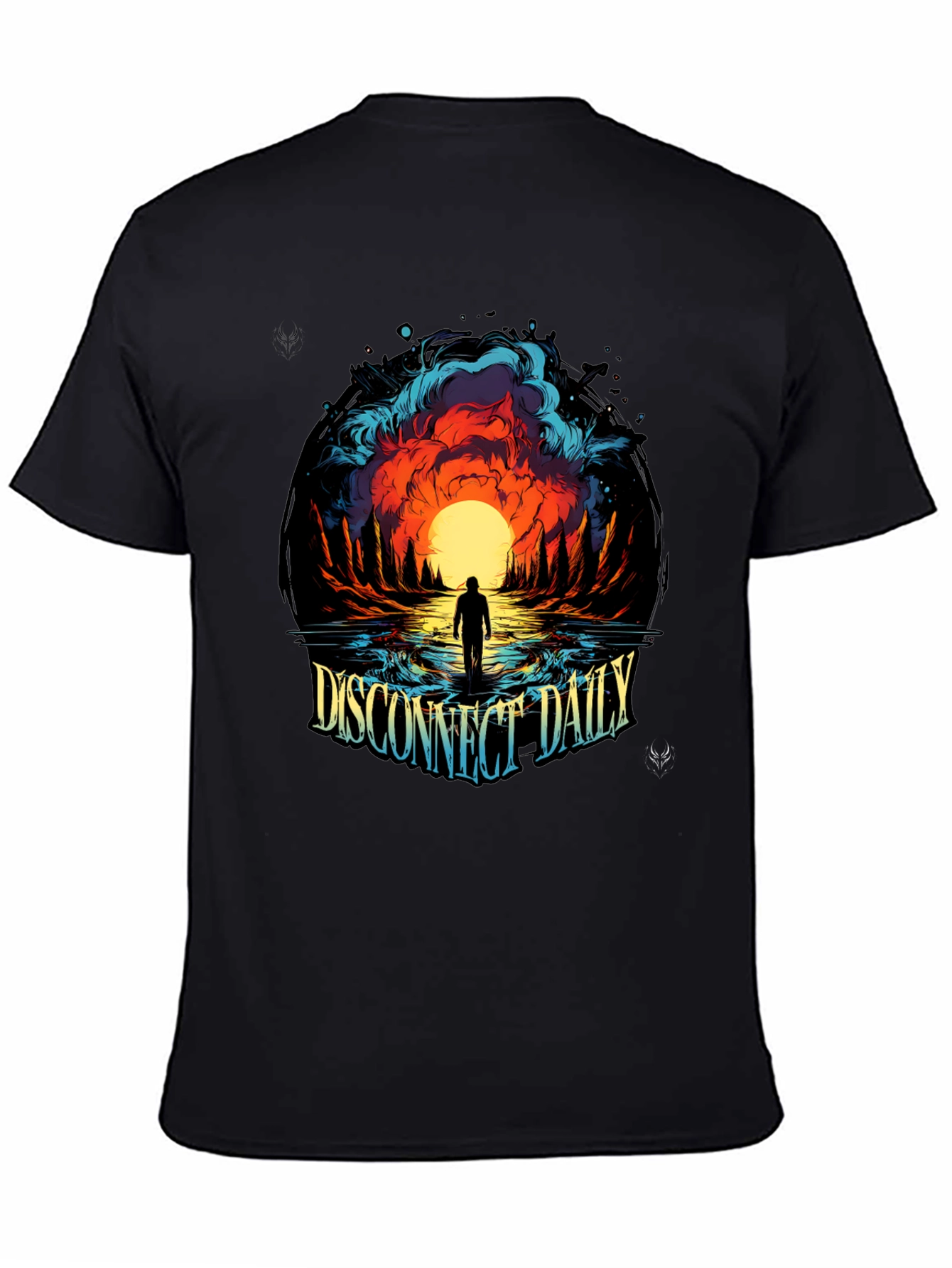 Disconnect Daily Graphic T-Shirt - Black