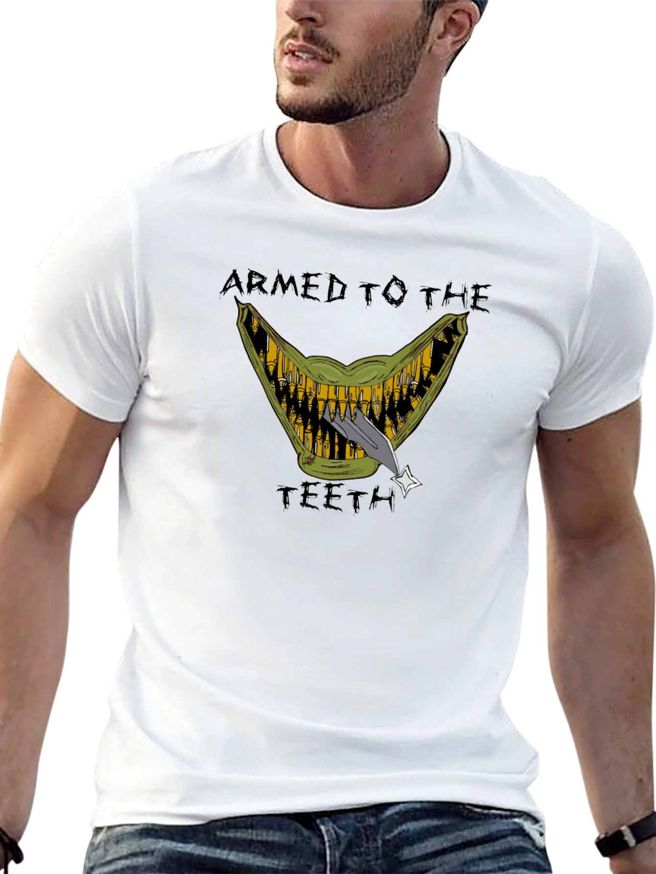 Armed to the Teeth Graphic T-Shirt