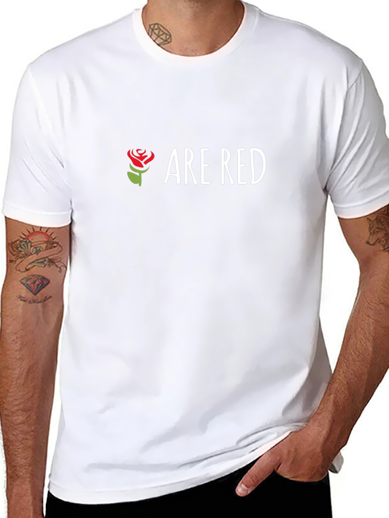 Roses are Red T-Shirt - Novelty Poem Tee