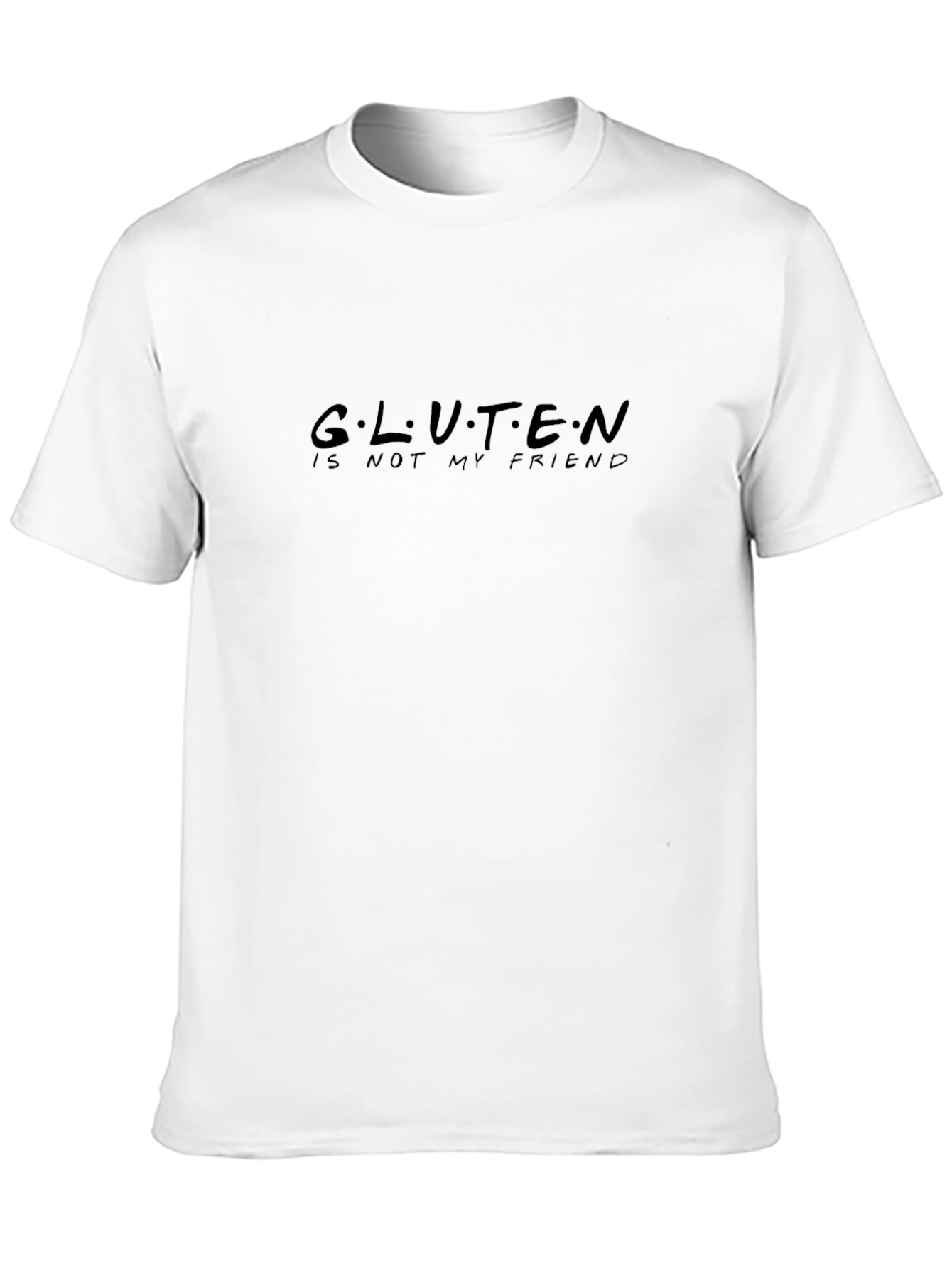 Gluten is Not My Friend T-Shirt Black