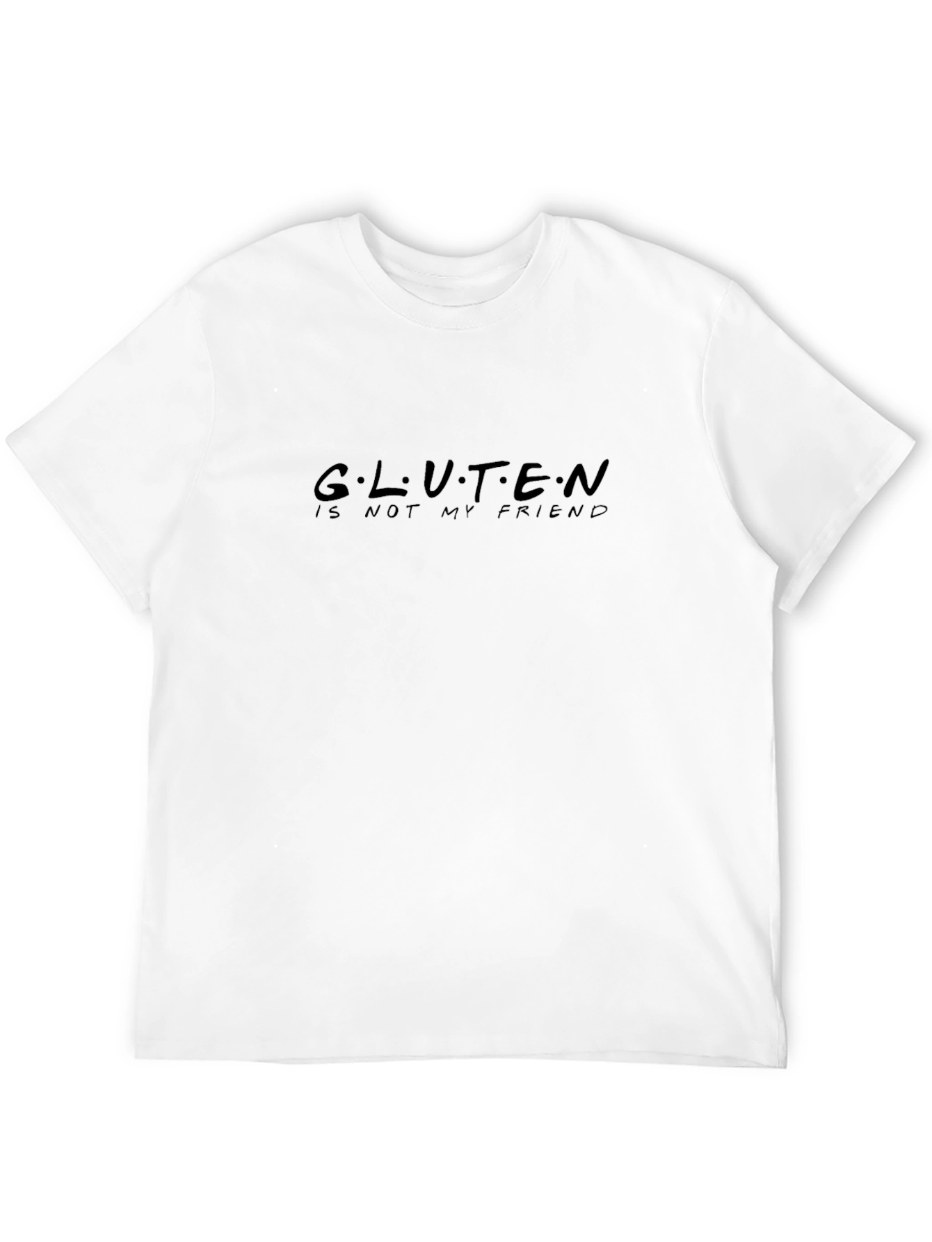 Gluten is Not My Friend T-Shirt Black