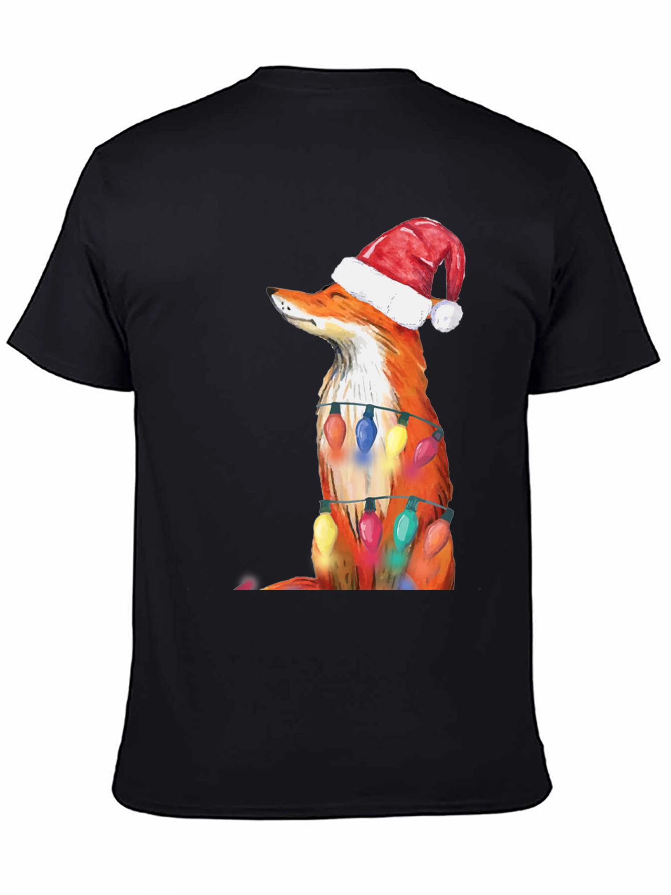 Festive Fox Tee - Christmas Holiday Shirt