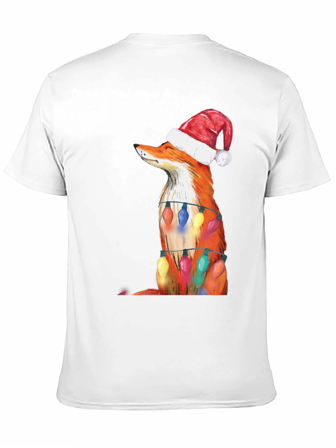 Festive Fox Tee - Christmas Holiday Shirt