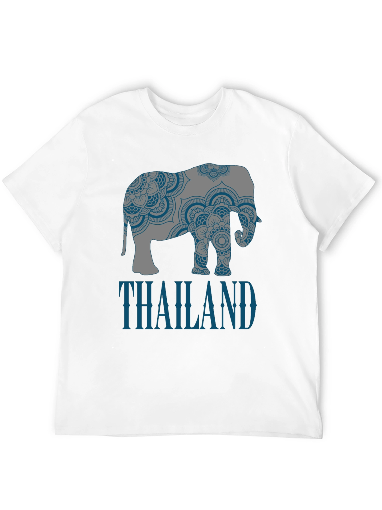 Thailand Elephant Graphic Tee - Casual Style