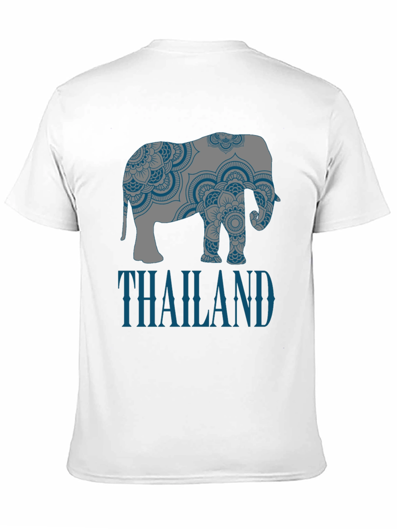 Thailand Elephant Graphic Tee - Casual Style