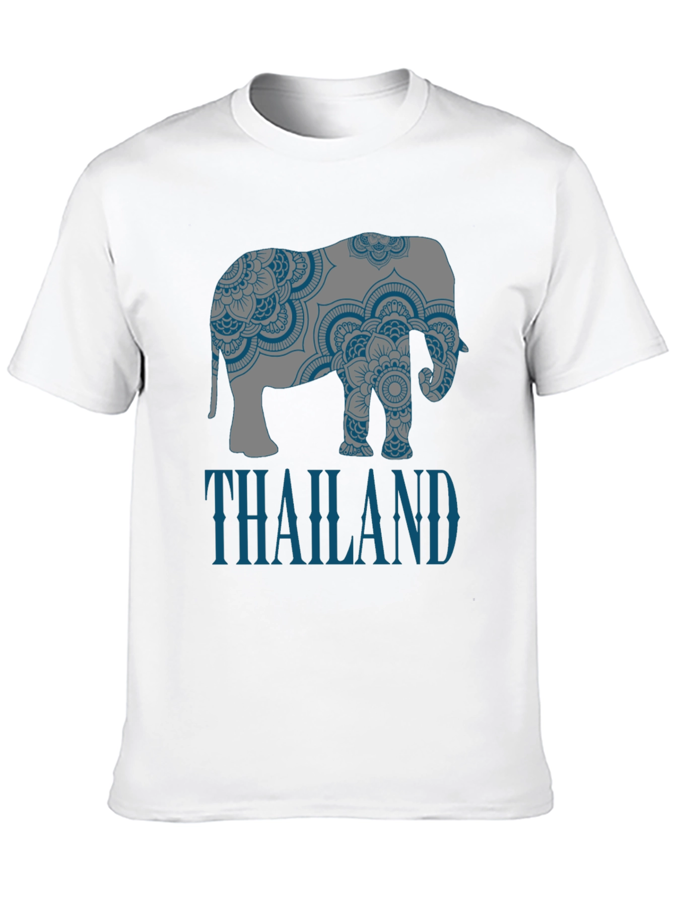 Thailand Elephant Graphic Tee - Casual Style