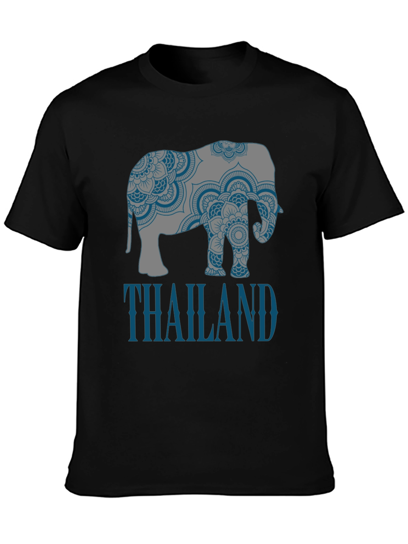 Thailand Elephant Graphic Tee - Casual Style