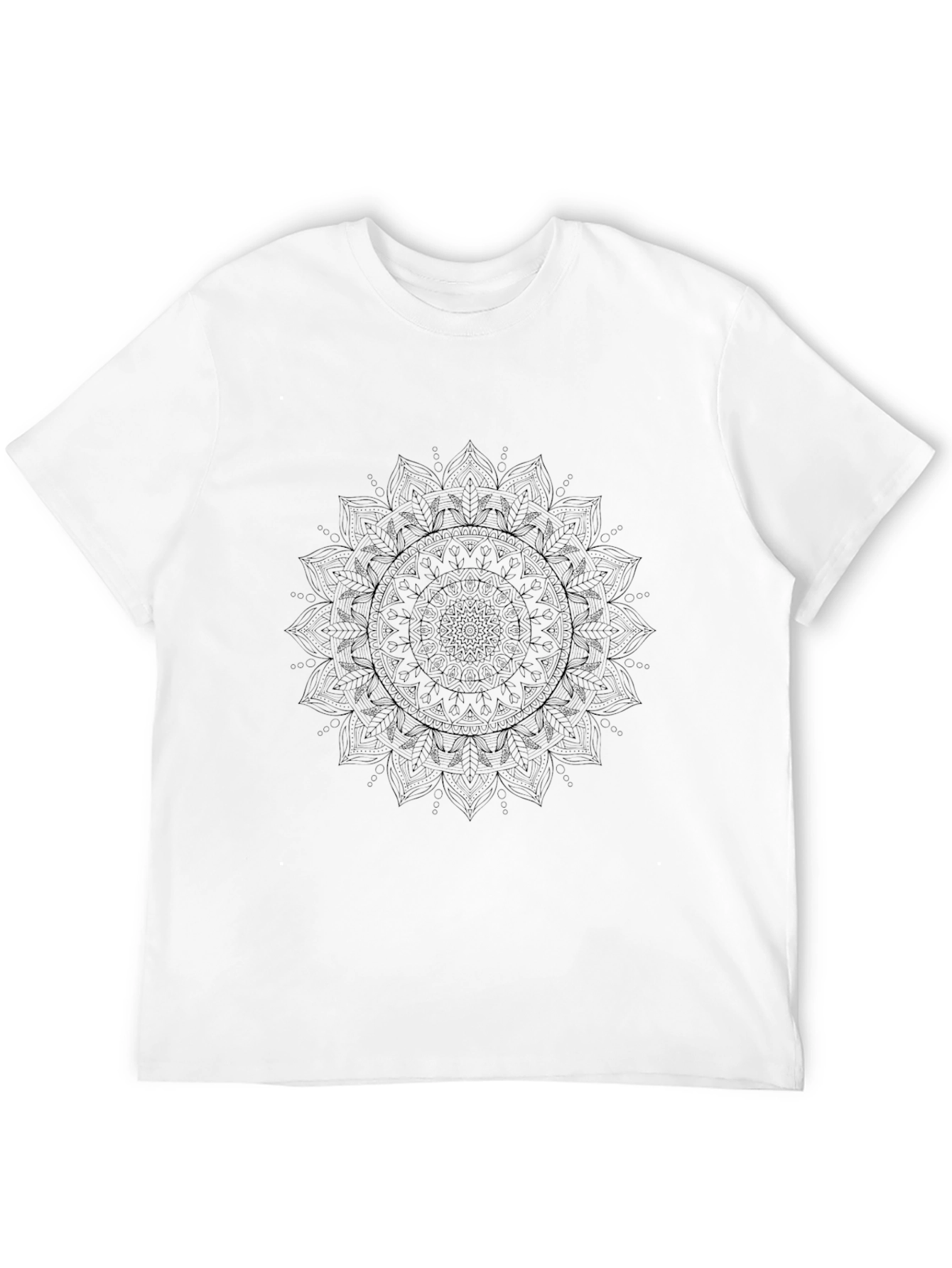 Black Mandala Graphic T-Shirt