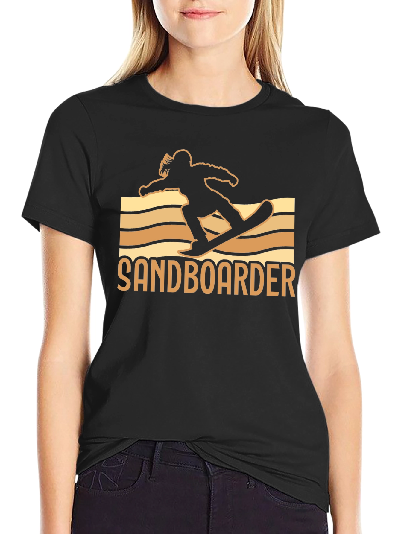 Sandboarder Black T-Shirt