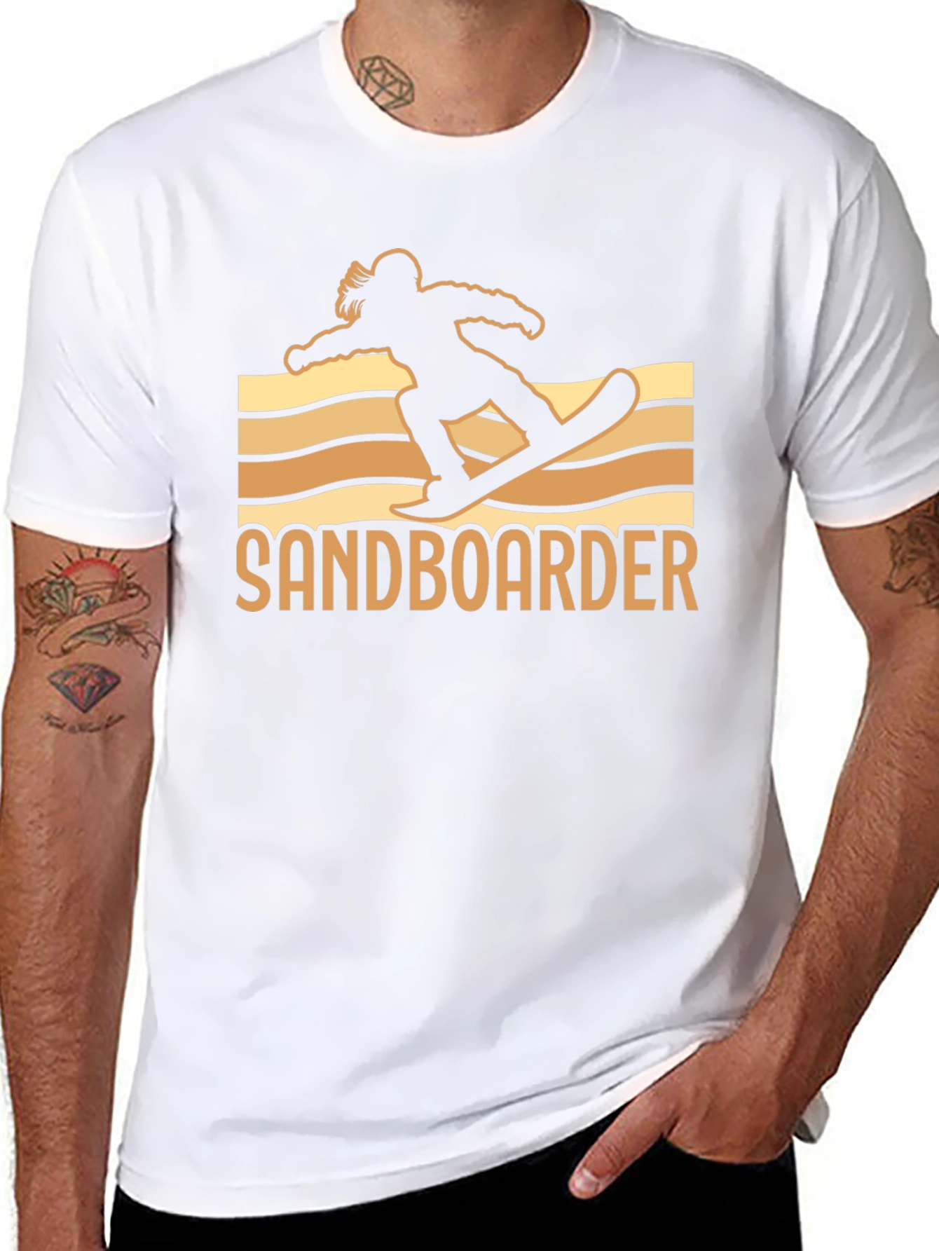 Sandboarder Black T-Shirt