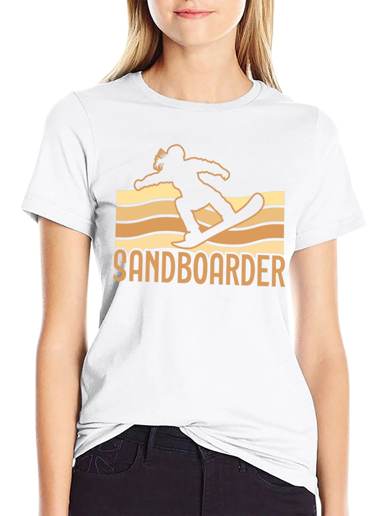Sandboarder Black T-Shirt